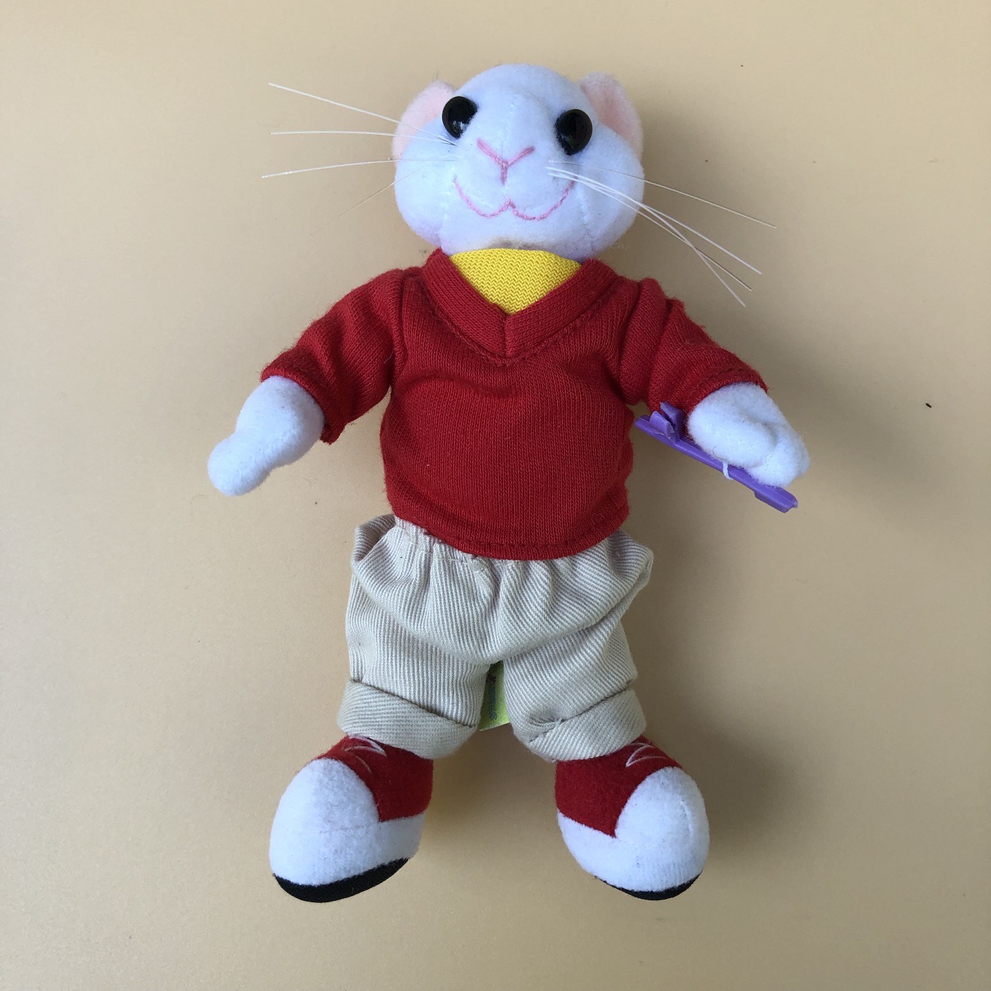 Vintage Stuart Little with Toothbrush Plush Doll