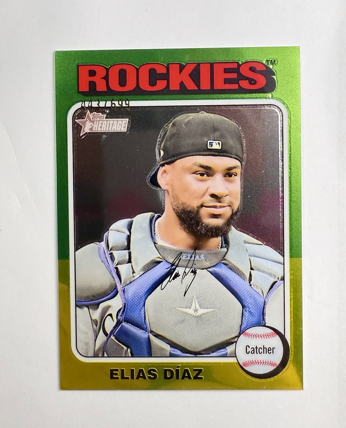 topps now エリアス・ディアス Elias Diaz ロッキーズ 564 2023 Topps Now #564 Elias Díaz Red Parallel Card #d /10 | eBay