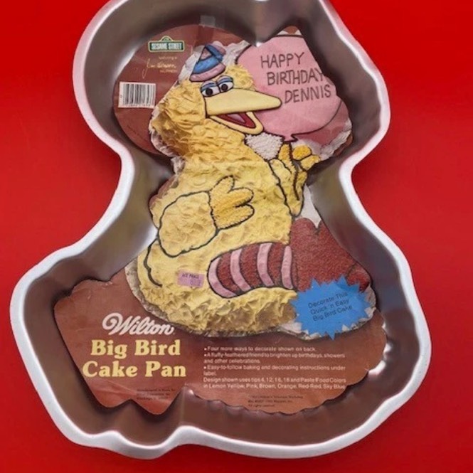 Sesame Street Big Bird Wilton Cake Pan VTG 1983