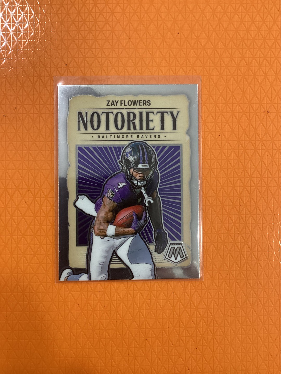 2024 Panini Mosaic - Notoriety #17 Zay Flowers