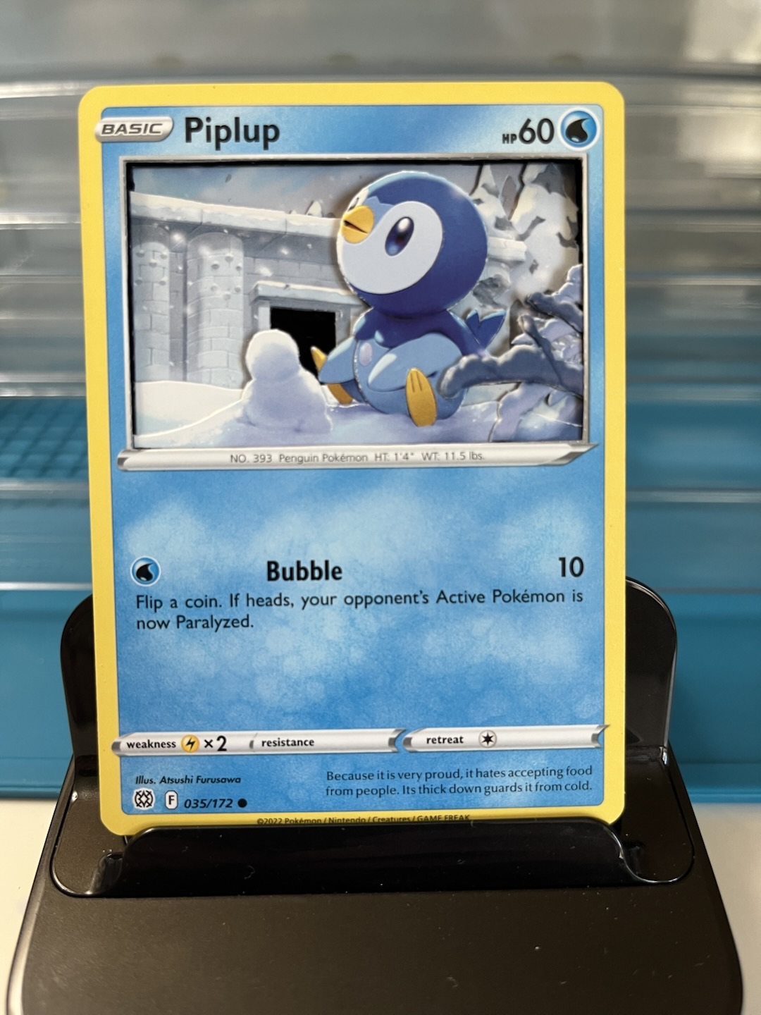pokemon cards piplup The Of Pokmon TCG: Brilliant Stars Part 9: & More Common Retreat cost Piplup | Ultra Prism |