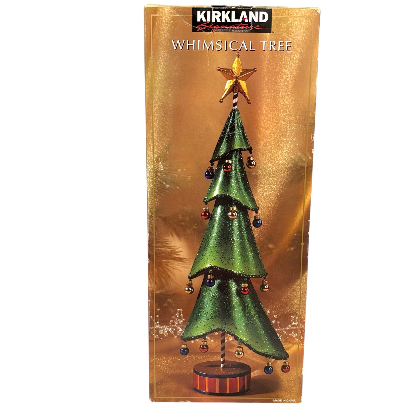 Kirkland Signature Whimsical Christmas Tree Glitter Decor 20