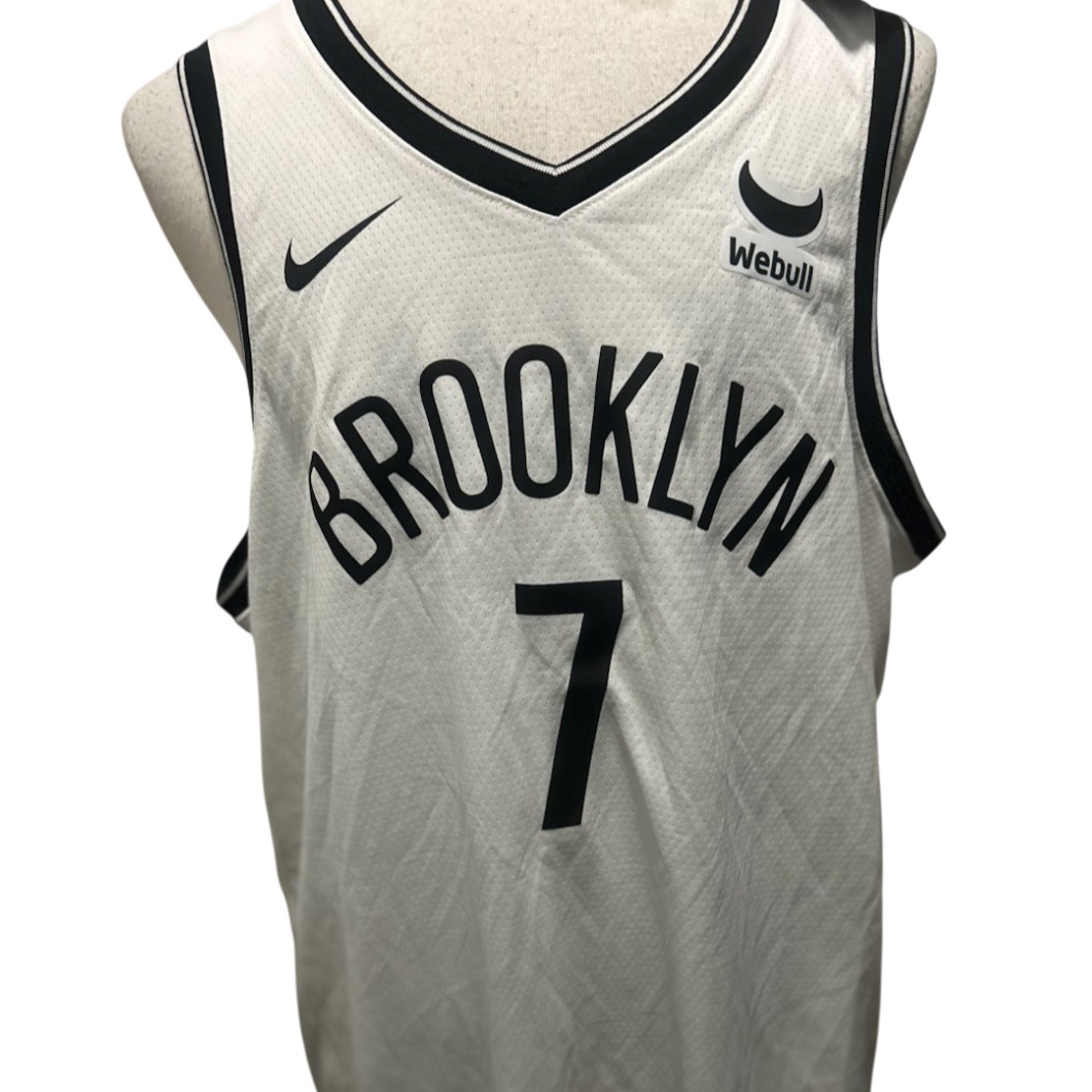 Brooklyn Nets Kevin Durant Jersey White Baju Basket Kevin Durant