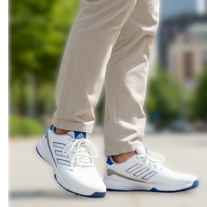 New $80 adidas Men's ZG23 Golf Shoes, Footwear White/Lucid