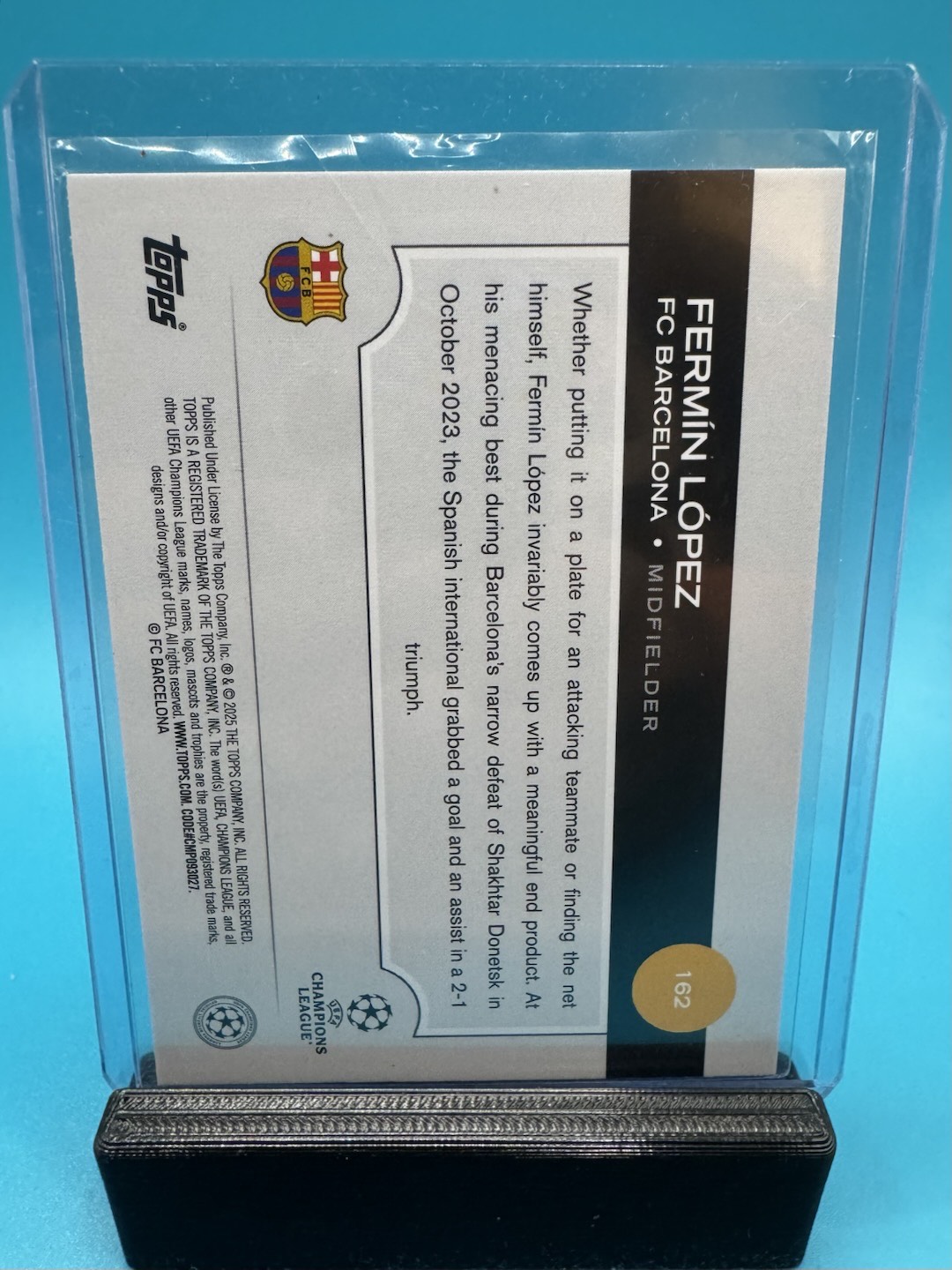 Fermin Lopez UEFA Club Competitions Purple Flowfractor Rookie Cup 