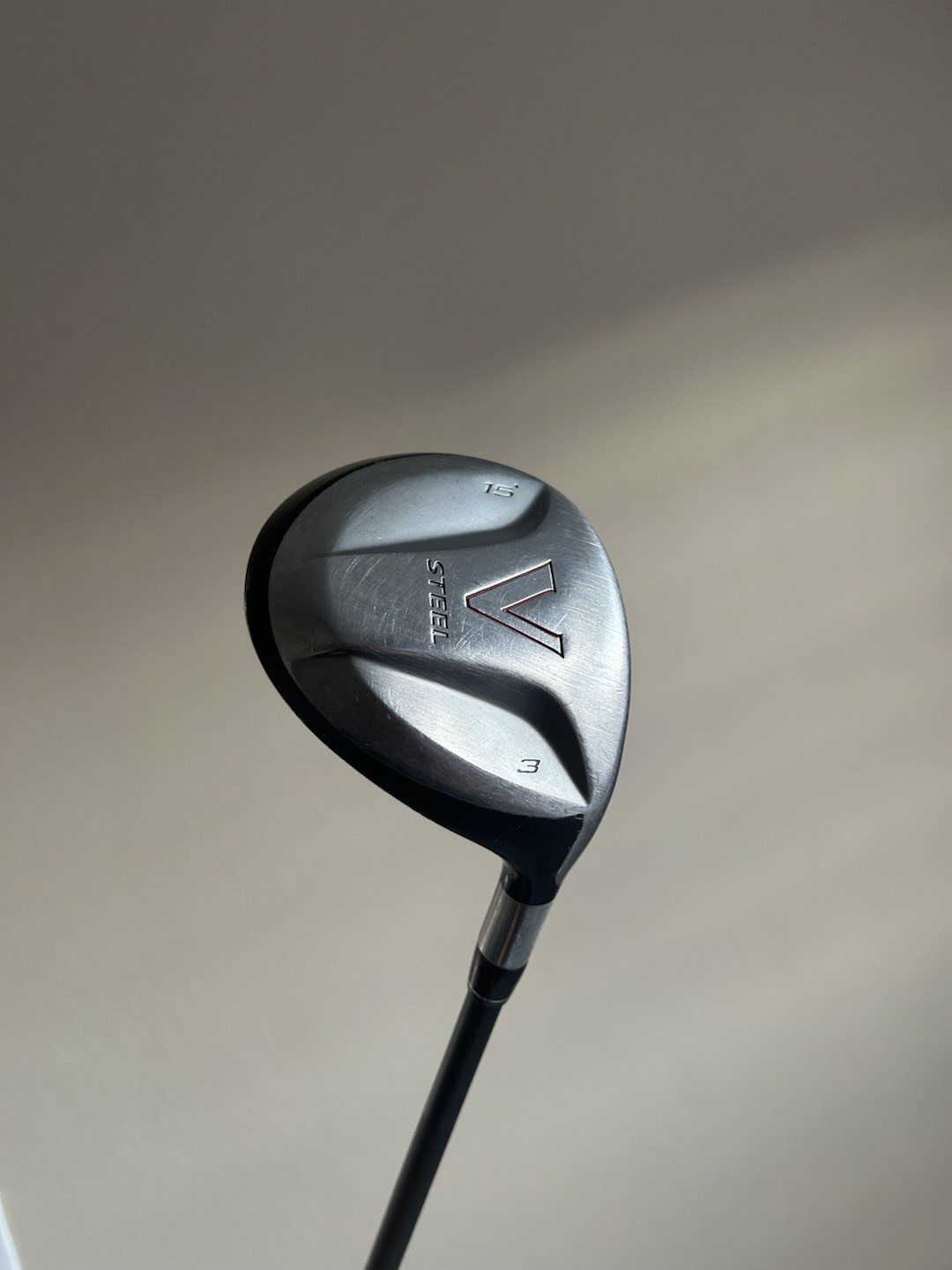TaylorMade V STEEL 3 フェアウェイウッド 15° Taylormade V Steel 15 Degree 3 Fairway Wood Flex Steel