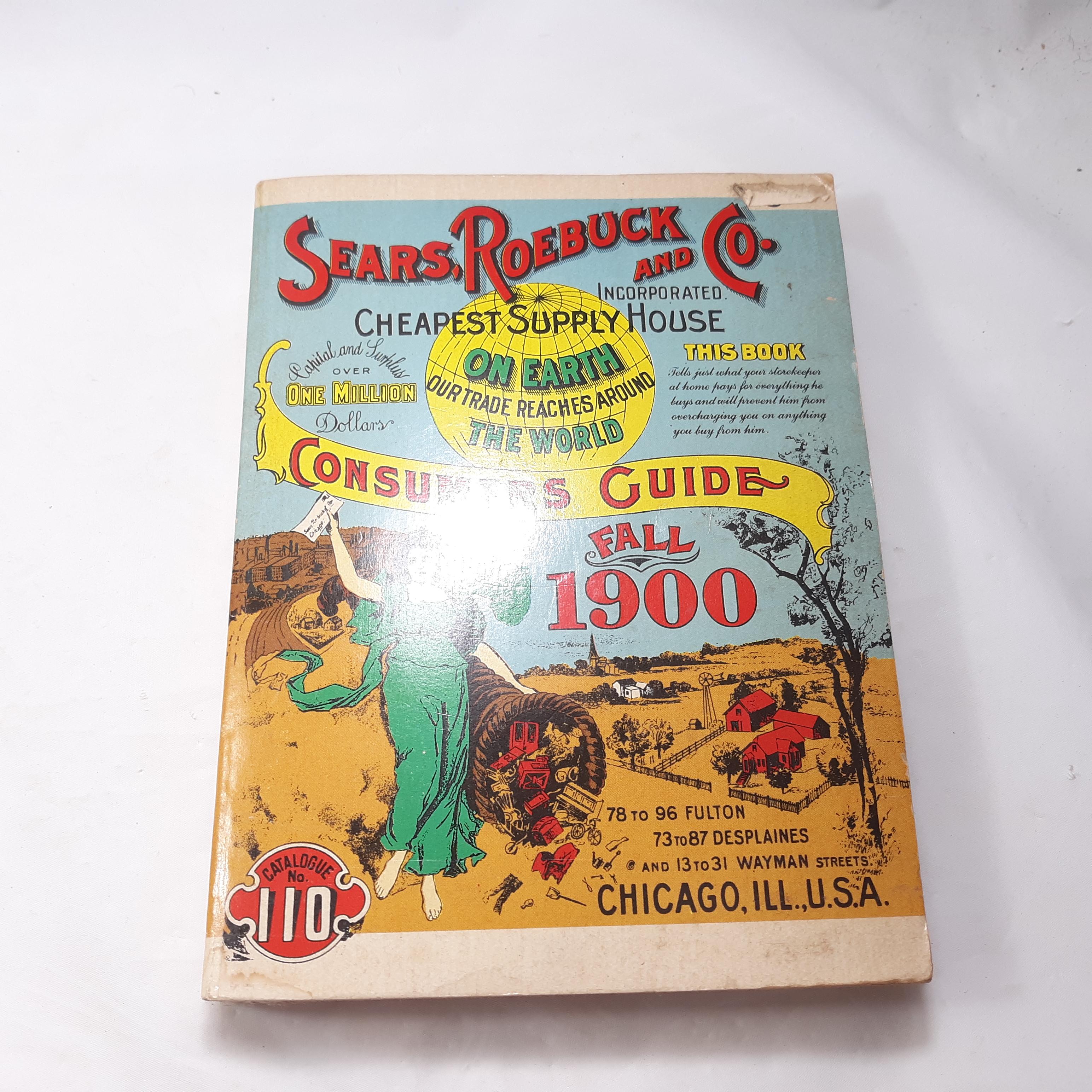 Vtg Fall 1900 Sears Roebuck and Co 1970 Miniature Reproduction Catalog