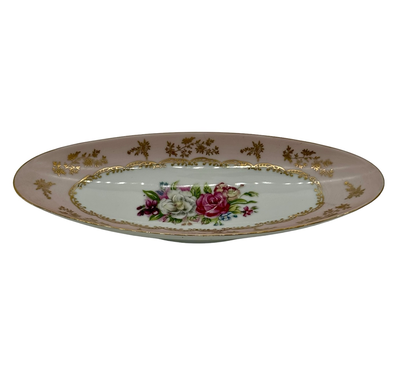 Oval Dish Vintage Arnart 5th Ave Porcelaine Oval Decorative Dish Hand