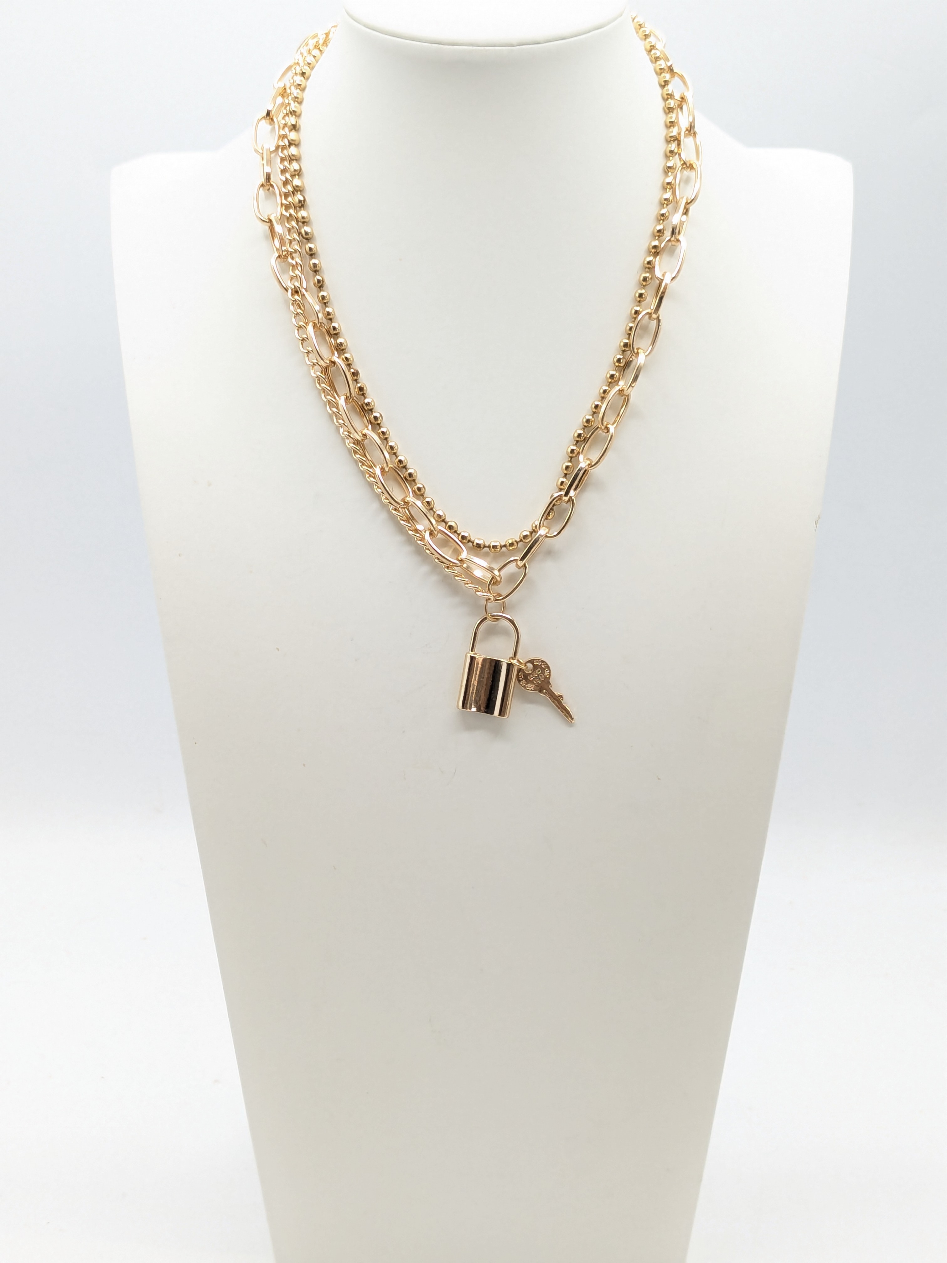 アクセサリー NEIGHBORHOOD 24SS TRIPLE TOP NECKLACE Neighborhood Silver Triple Top Necklace Neighborhood
