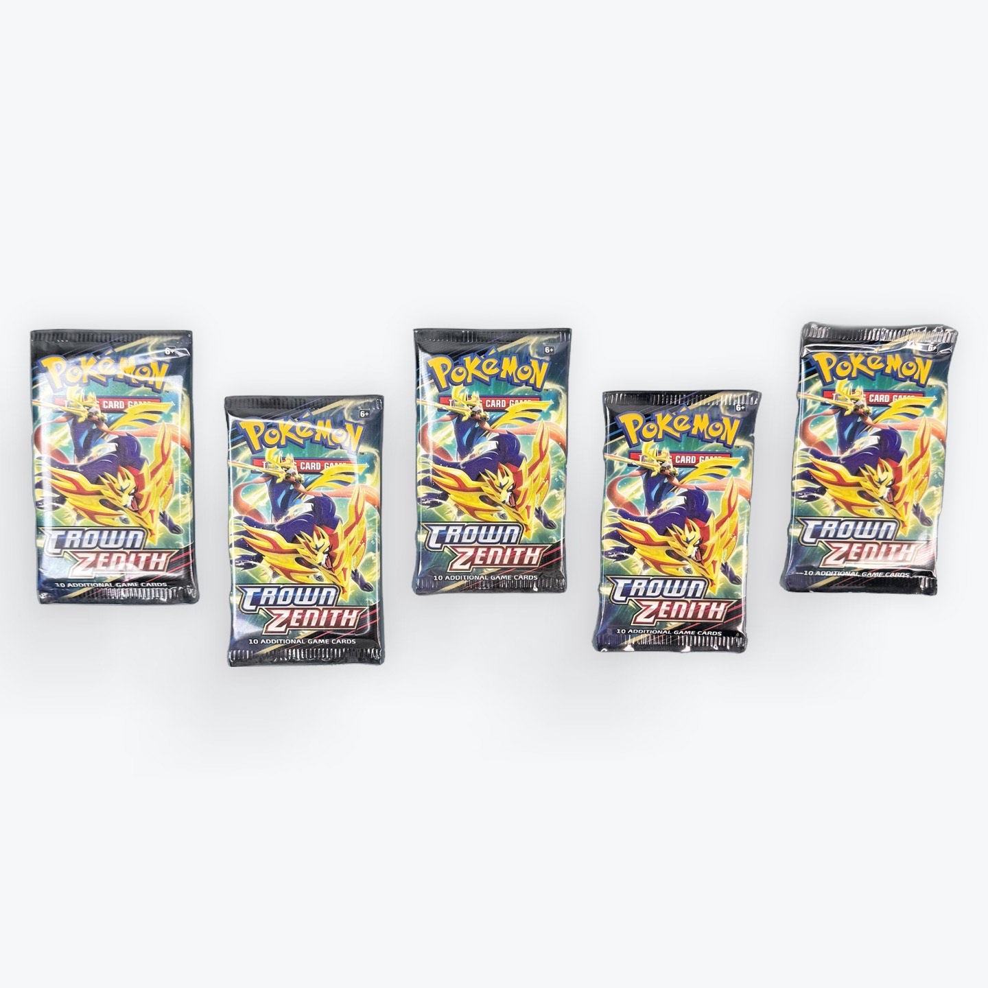 Pokémon TCG Crown Zenith Booster Pack – 10 Cards, Official English, Factory Sealed