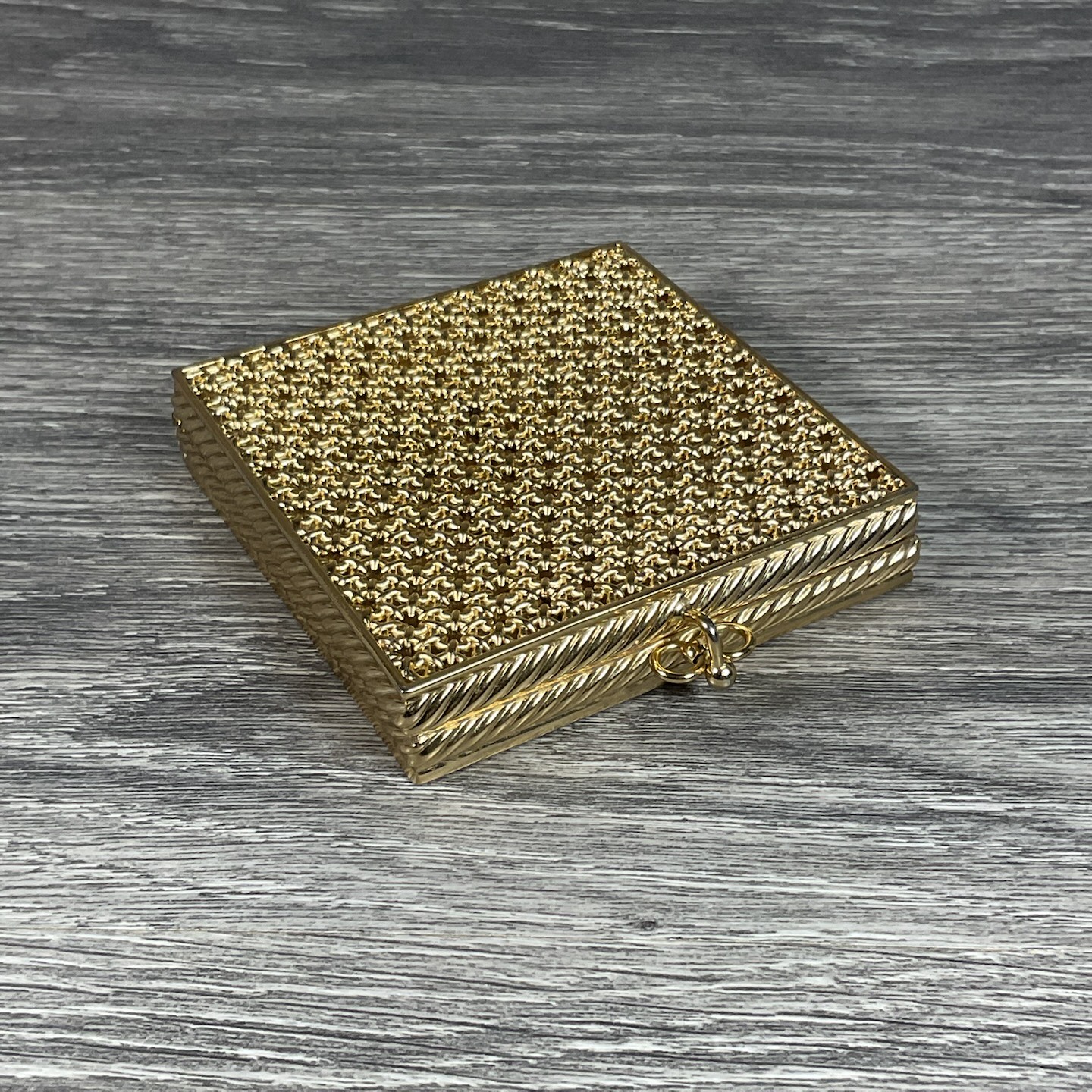 VTG Gold Tone Cigarette Case