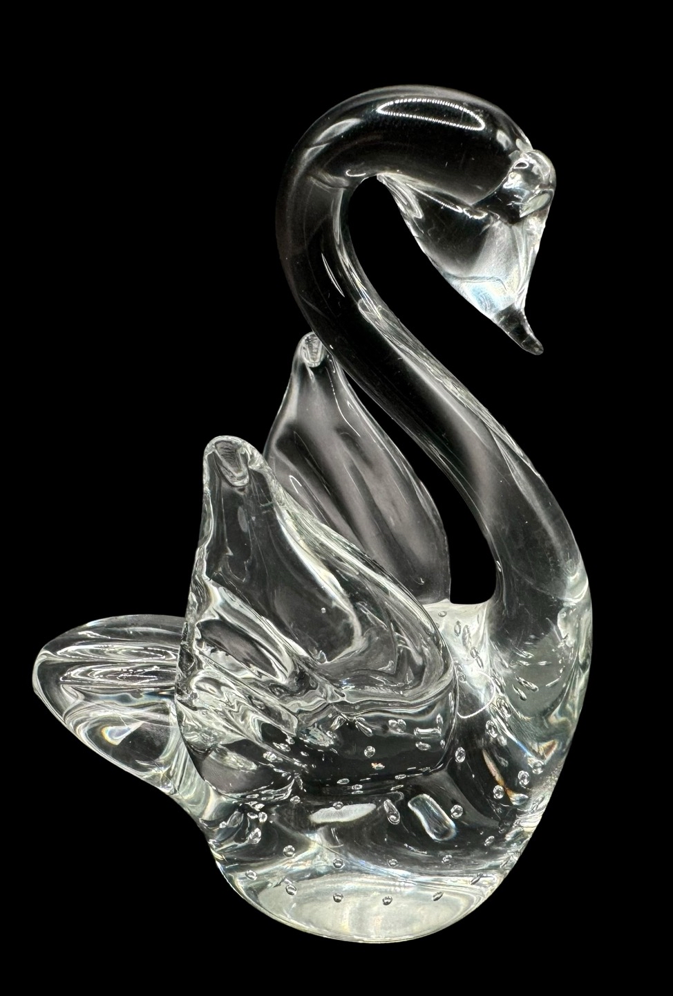 Sparkle Crystal Swan Figurine, Couple Lover Swan Statues - View #6