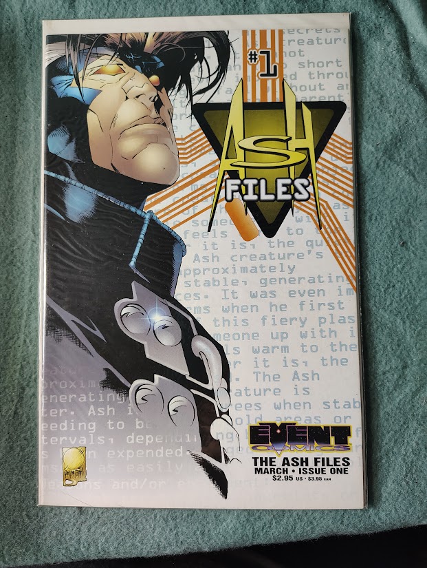 Ash File 1997 Ash Files #1 Character Profile Cover Event Comics Modern Age ...
