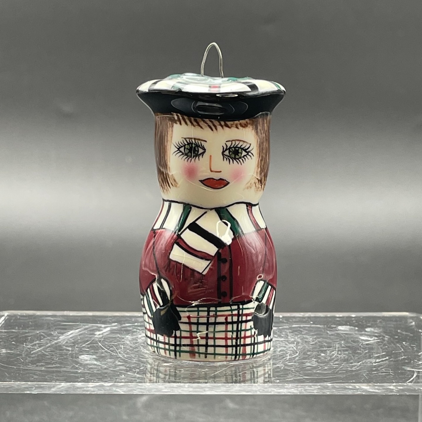 Susan Paley by Ganz Tina Hanging Christmas Ornament Signed HTF Rare