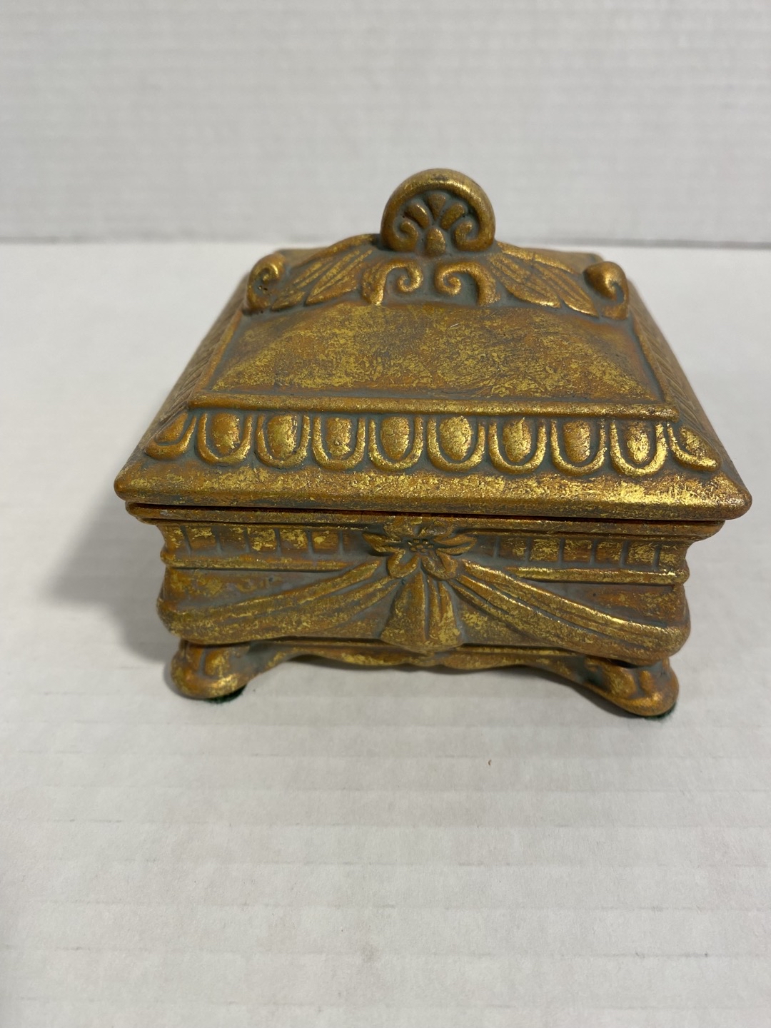 Gold Trinket Box main image 0