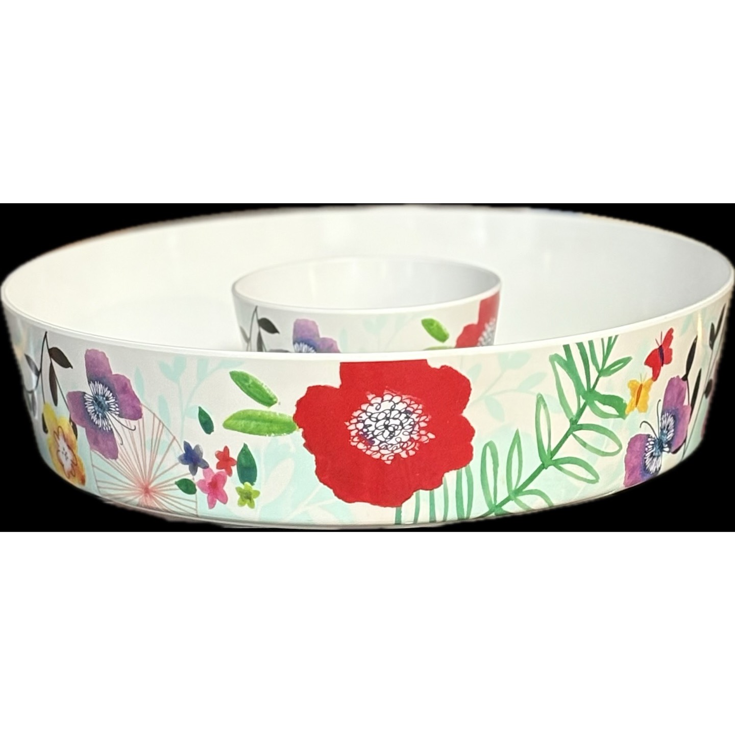 Ruffle Melamine Chip & Dip Set main image 1