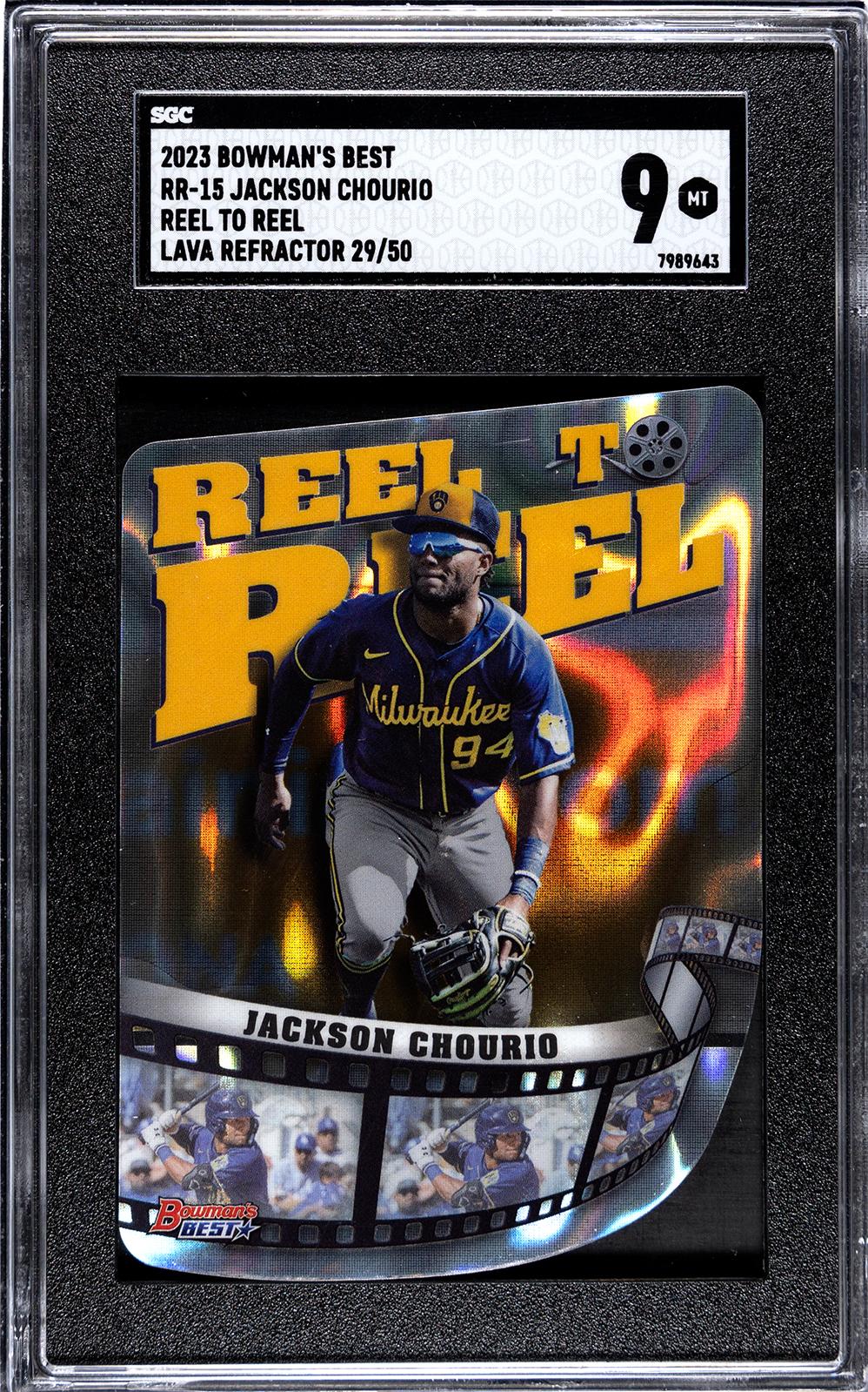 2023 BOWMANS BEST Jackson Chourio RÉFRACTOR #TP-10 Milwaukee Brewers