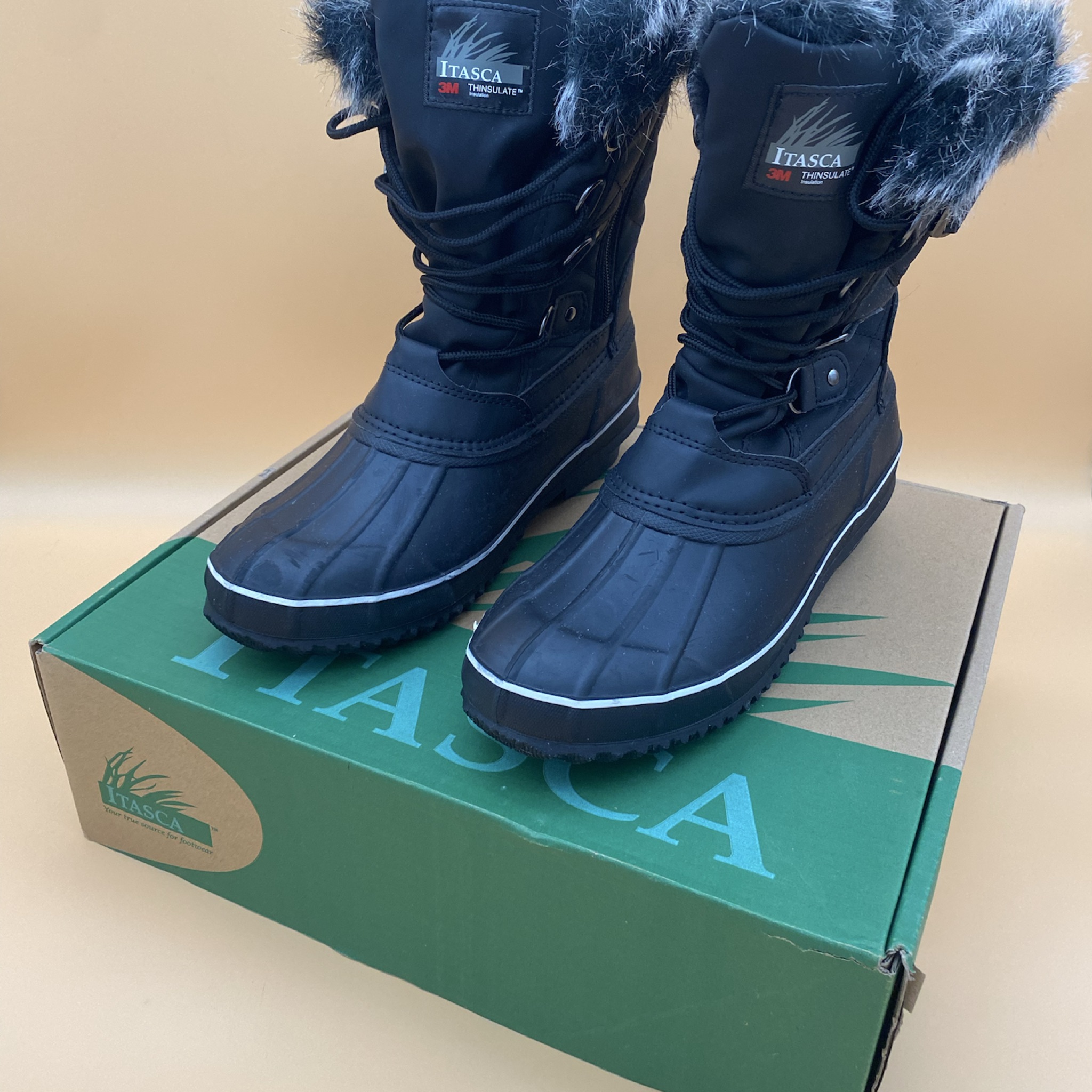 Itasca Black Winter Footwear Itasca Size 11 Black Snow Boots | eBay main image 4