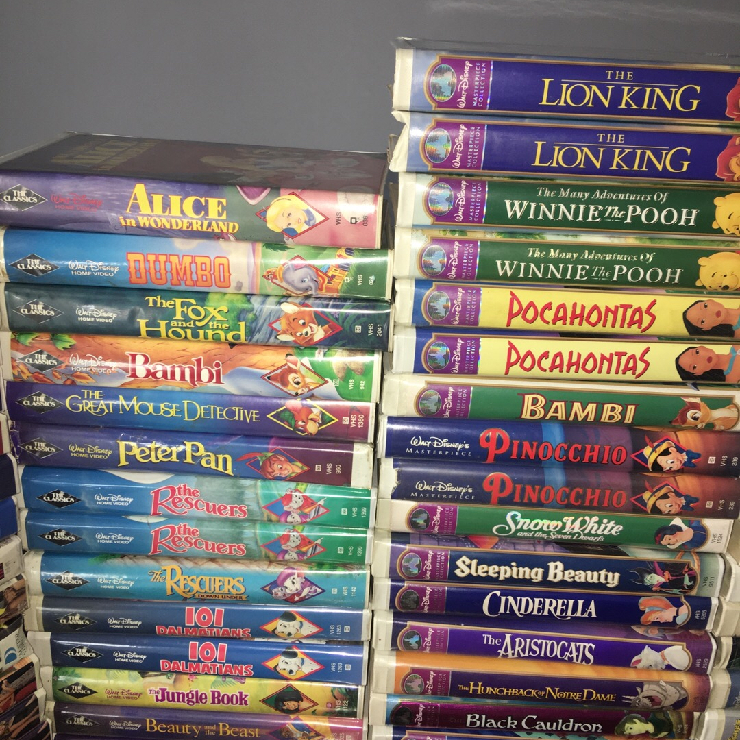 Rare Disney Vhs Lot