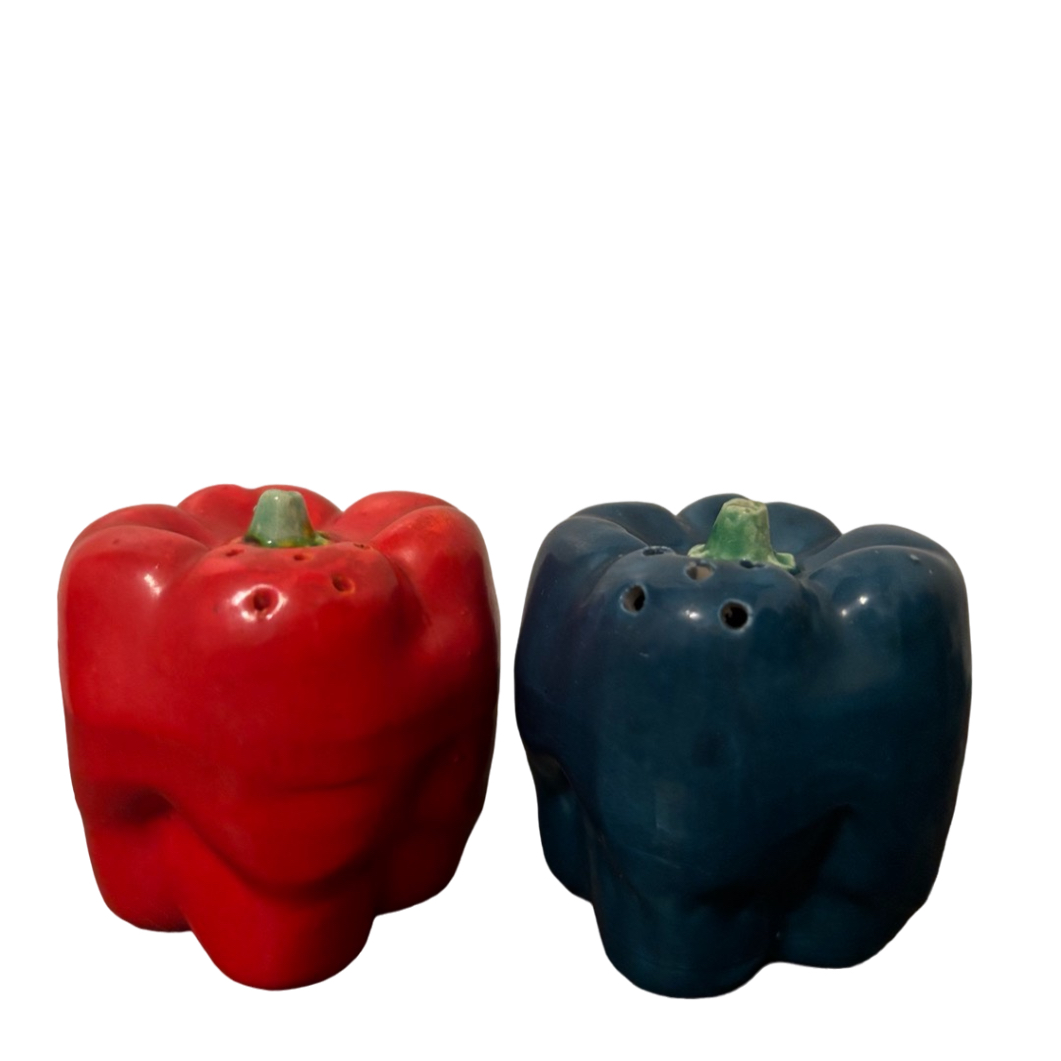 Vintage Made in Japan Peppers Salt and Pepper Shakers