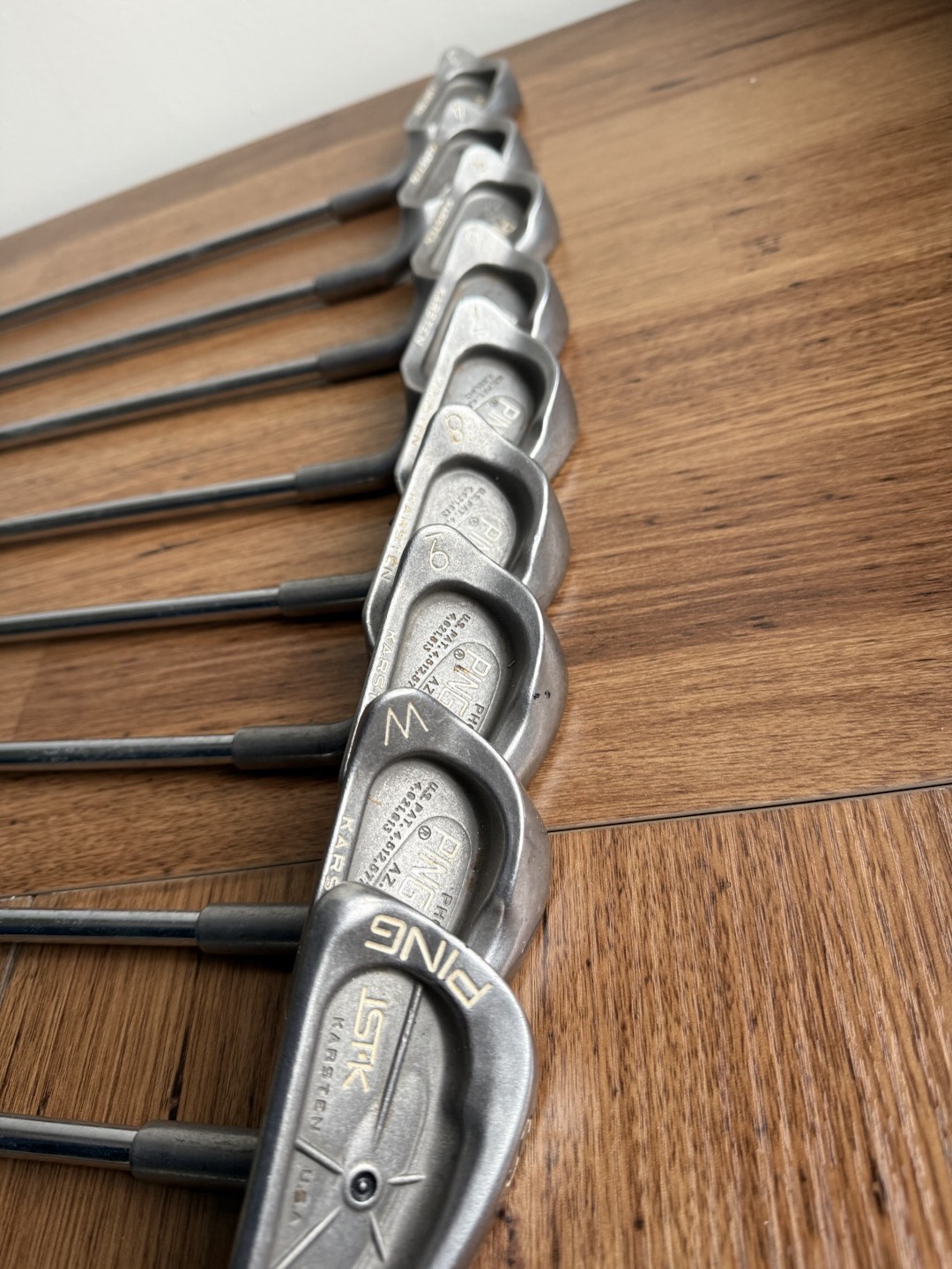 Ping Zing Karsten Red Dot Iron Set - 3,4,5,6,7,8,9,W,S. Original