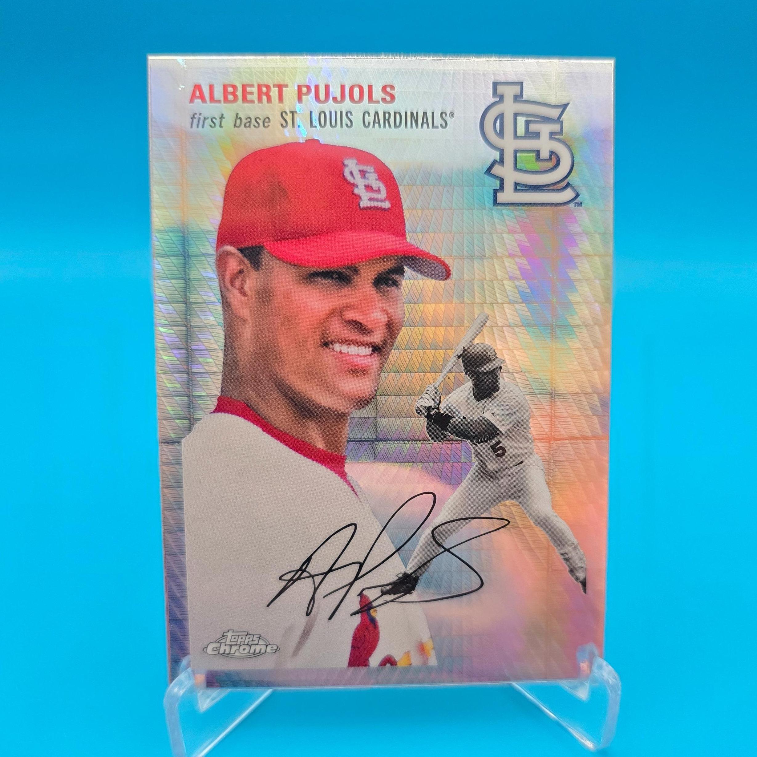 その他  Pujols Auto Fleer 2001 Fleer Tradition Baseball #451 Albert Pujols Rookie PSA 8 (NM