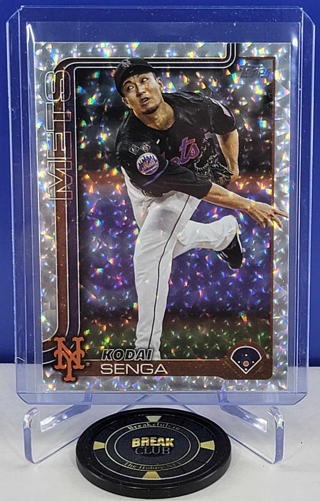 アクーニャJR. 25枚限定　ベースレリック　Topps 2023 WBC Kodai Senga 2025 Topps Series 2 Baseball Silver Crackle
