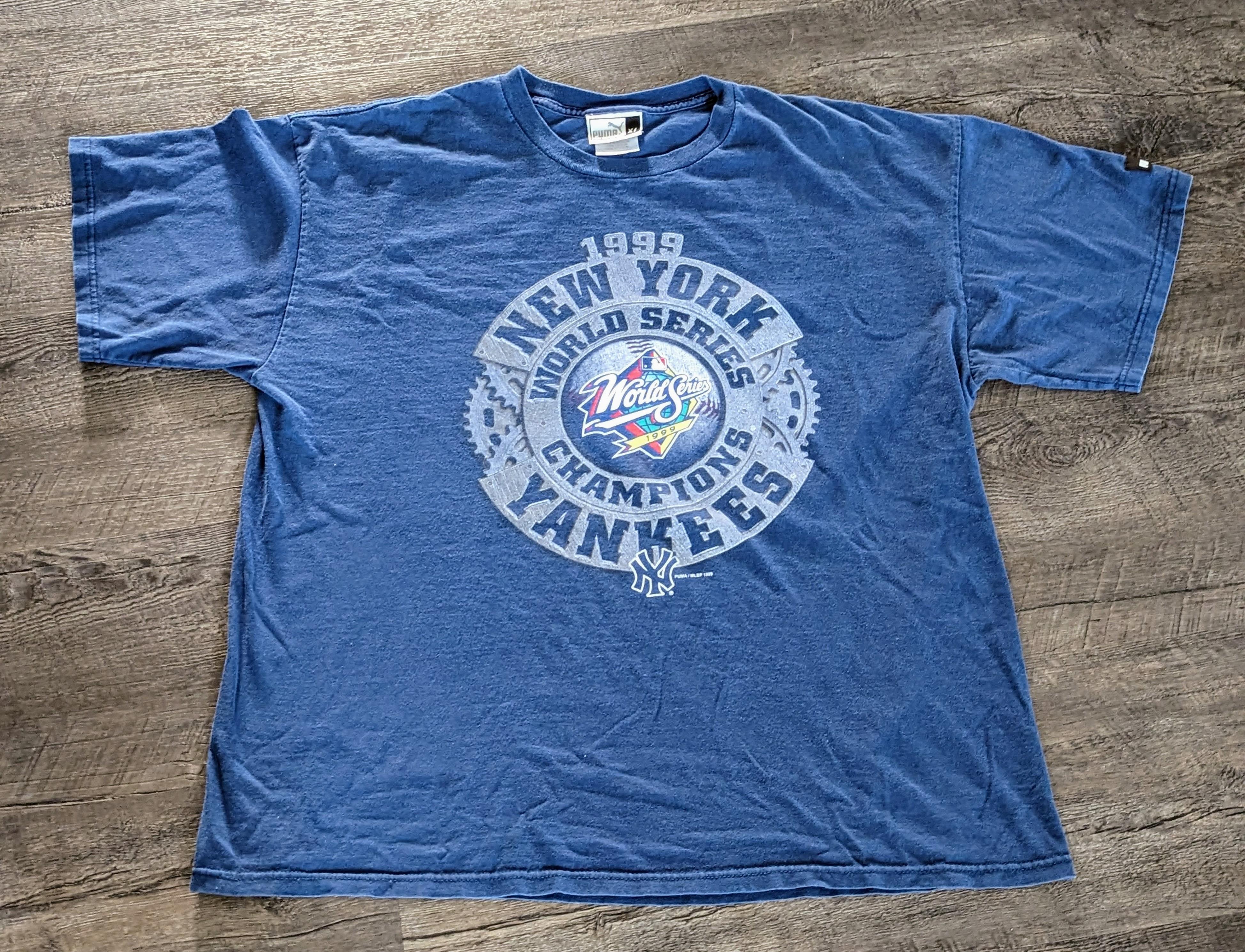 T-shirt Vintage FRUIT OF THE LOOM 1999 ALCS Yankees Vs Red Sox – Blanc XL