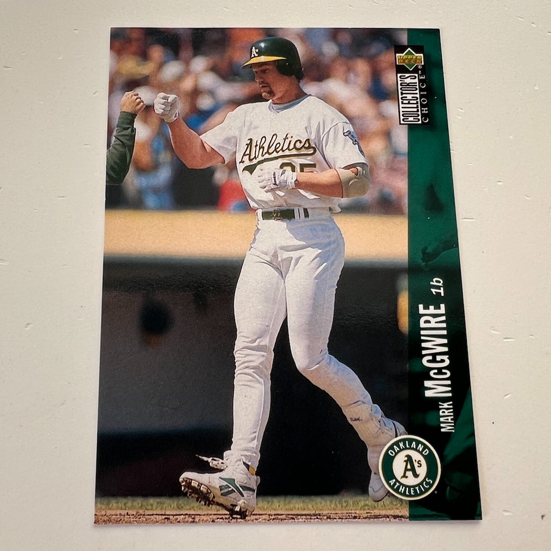 Mark McGwire 1994 Collector's Choice #525 Oakland Athletics