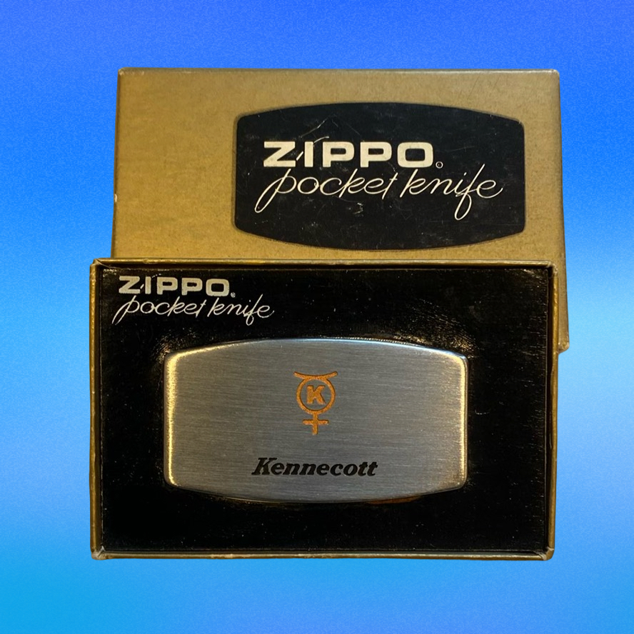 Vintage Zippo Pocket Knife w/ Small Blade & Nail File
