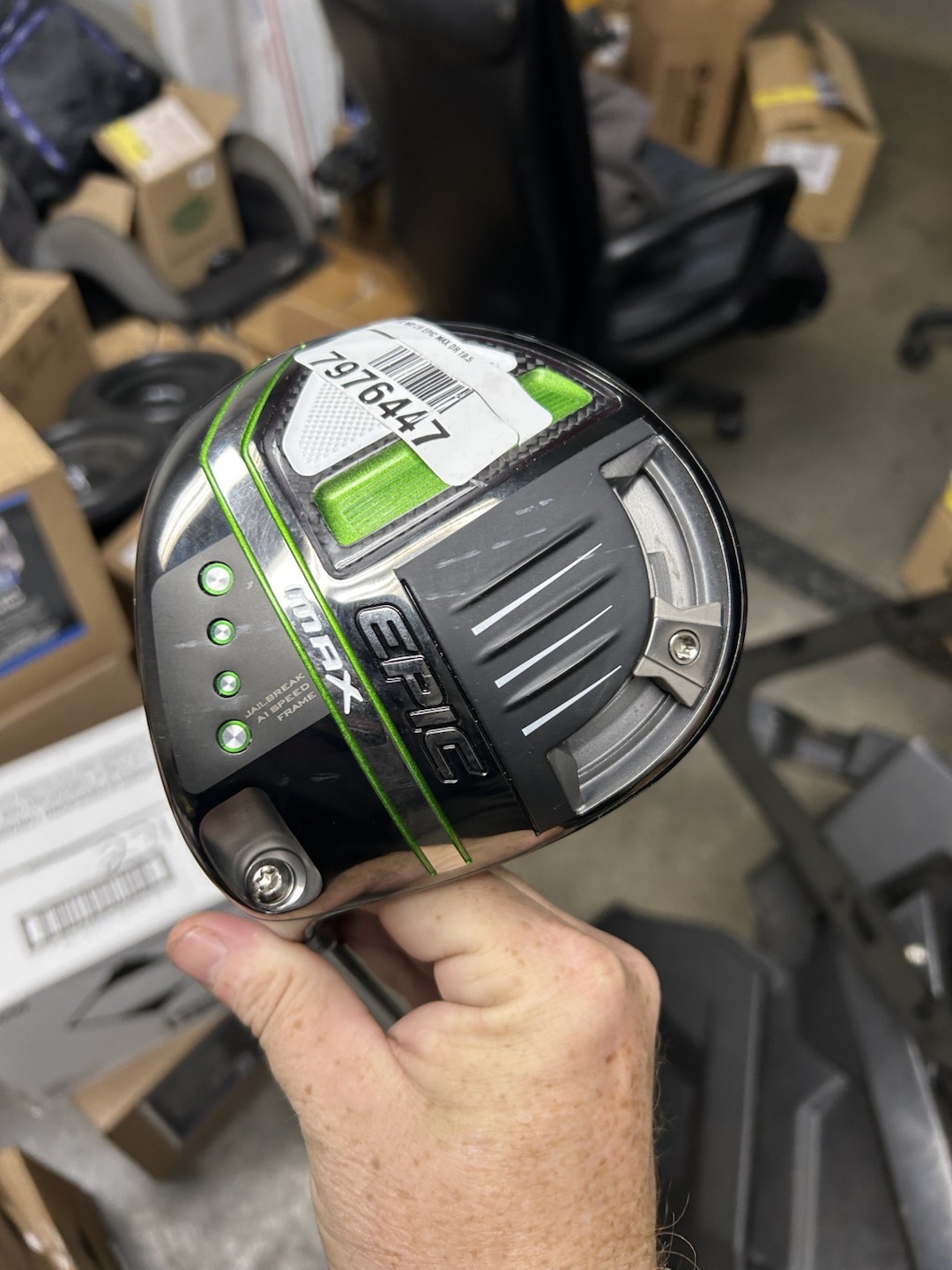 Lefty Callaway Epic Max Driver 10.5 With 65 Stiffflex Shaft