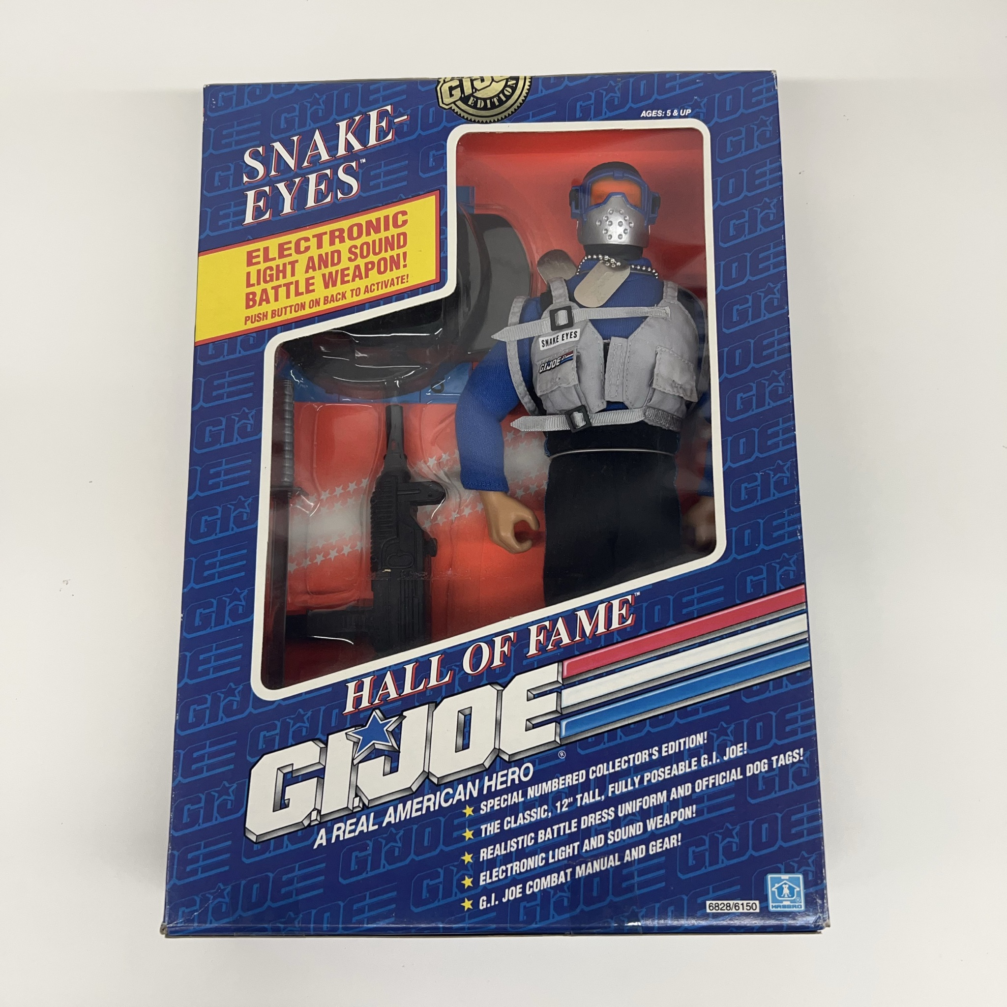 1991 Gi Joe Hall Of Fame 12' Snake Eyes Sealed In Box