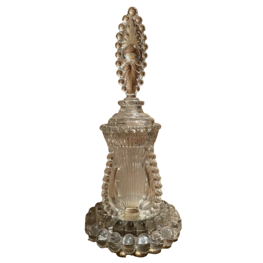 Perfume Bottle Vintage Candlewick Style Unusual Stunning Great