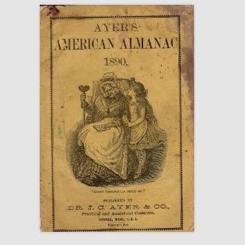 Ayer's American Almanac 1890 Antique Booklet Ayer's Sarsaparilla