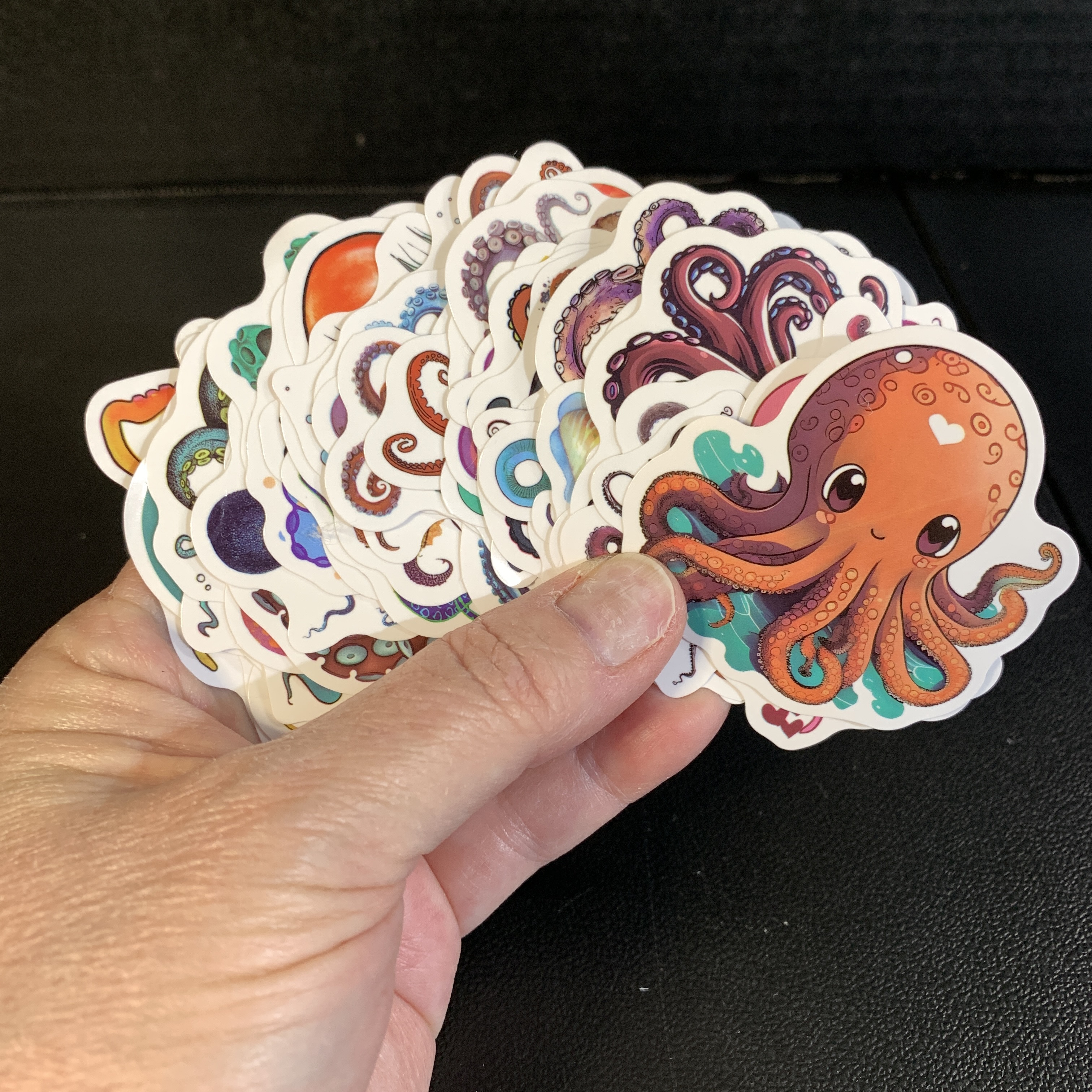 50-Octopus Stickers