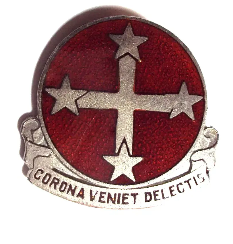 WW2 CORONA VENIET DELECTIS STERLING SILVER MEDDAC PINBACK A.H. DONDERO