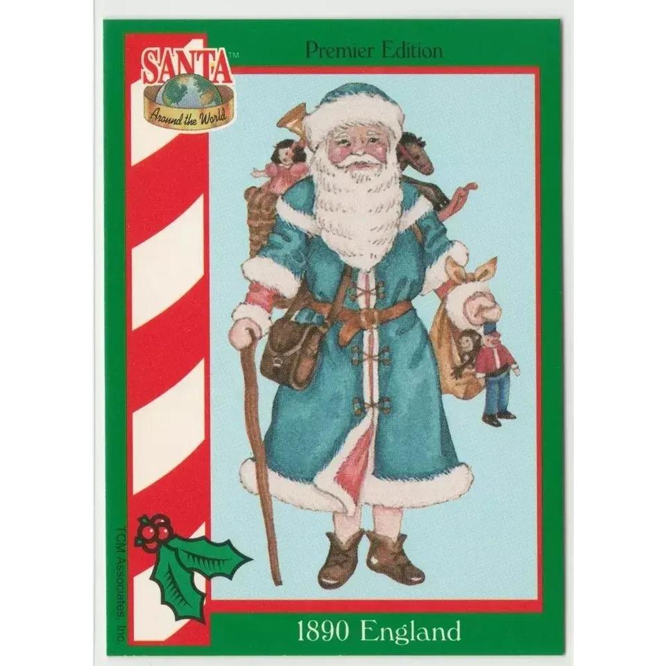 Santa Around the World #12 1890 England