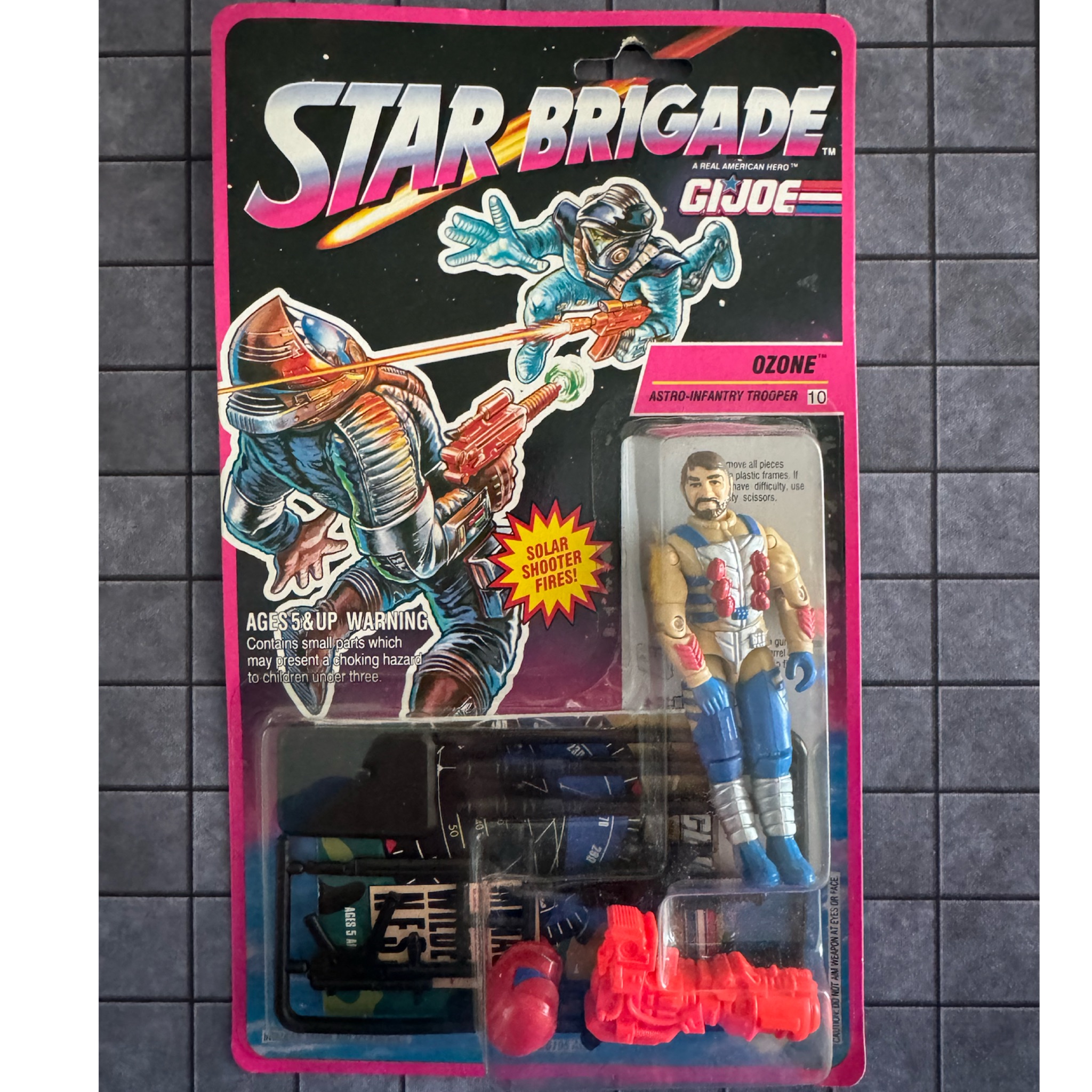 1993 GI Joe Star Brigade Ozone v2 MOC MOSC