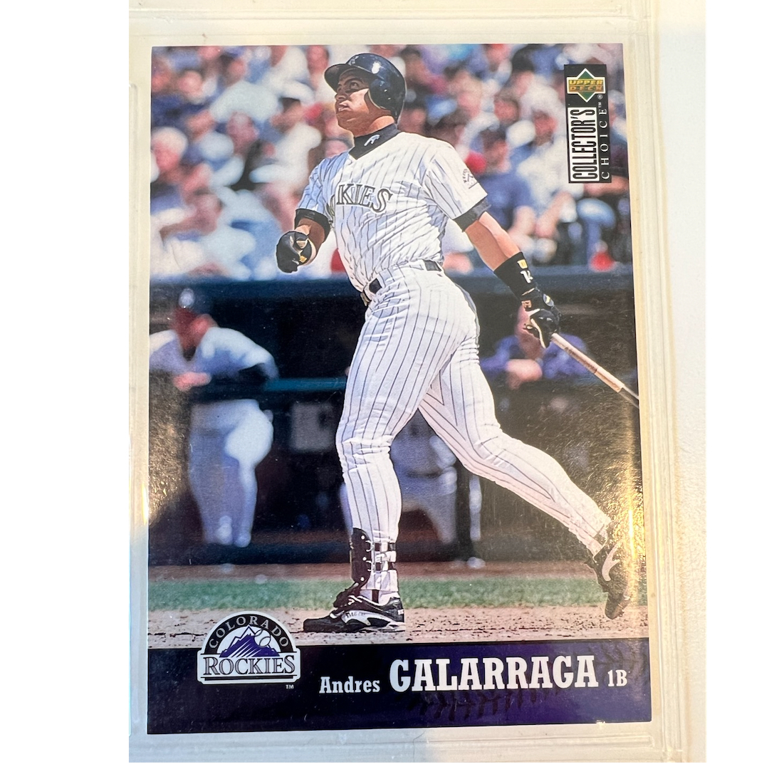 Andres Galarraga Collector’s Choice Colorado Rockies