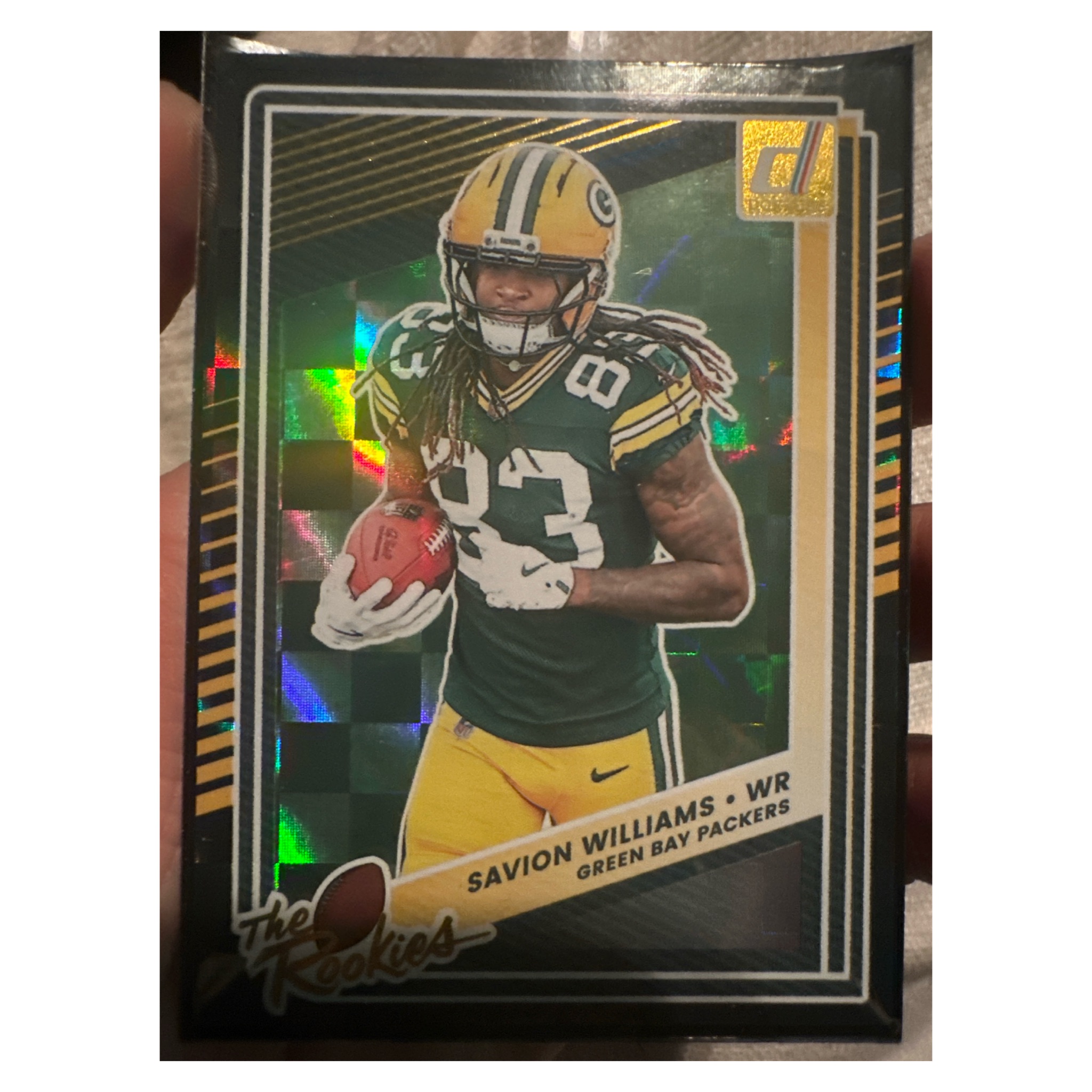 Savion Williams Donruss The Rookies Green Bay Packers RC