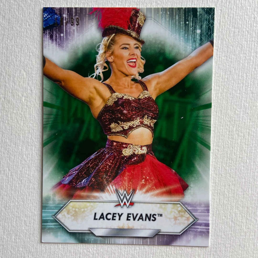 2021 Topps Lacey Evans Dark Green /99