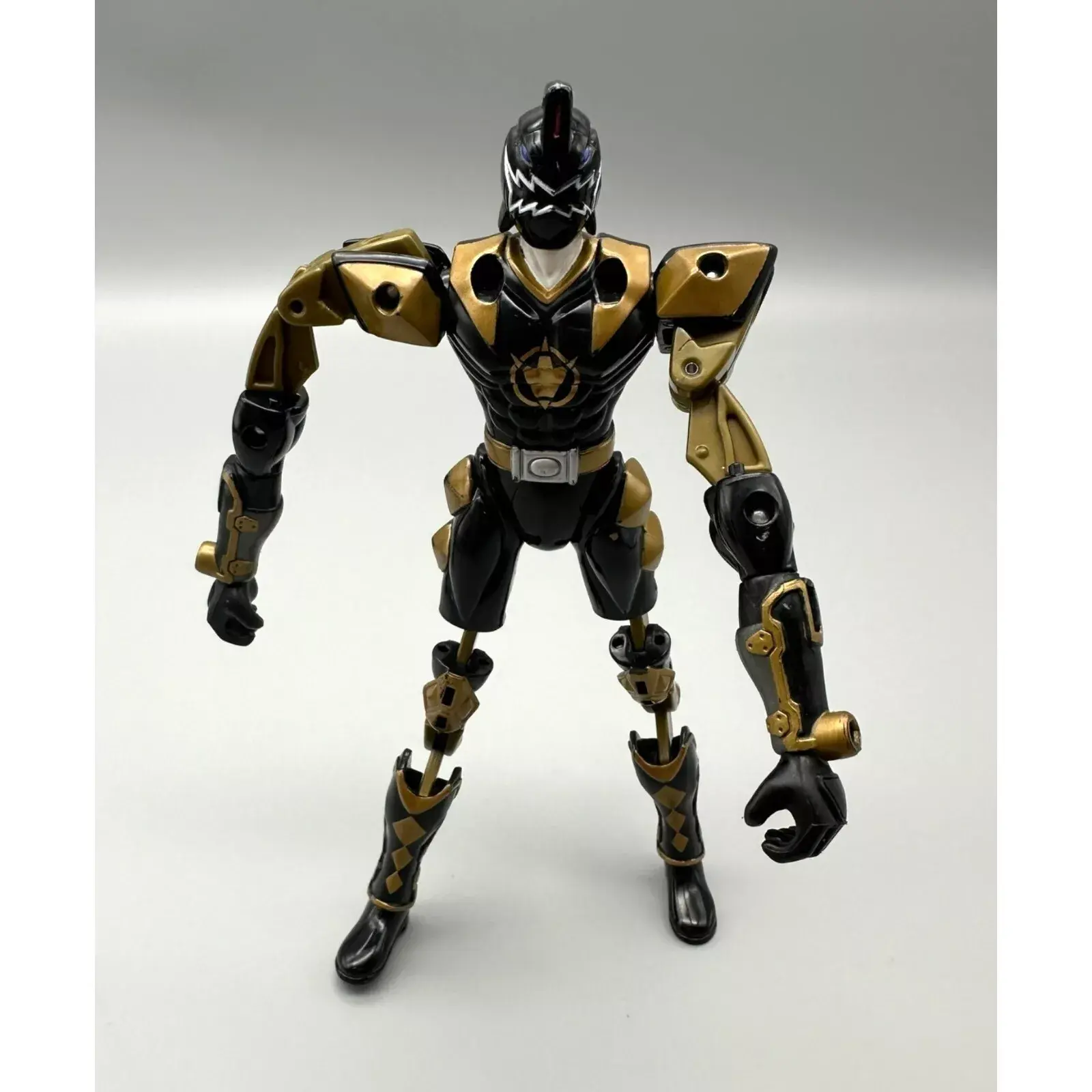 Power Rangers Dino Thunder Bandai Black Ranger Action Figure 2003 Toy ...
