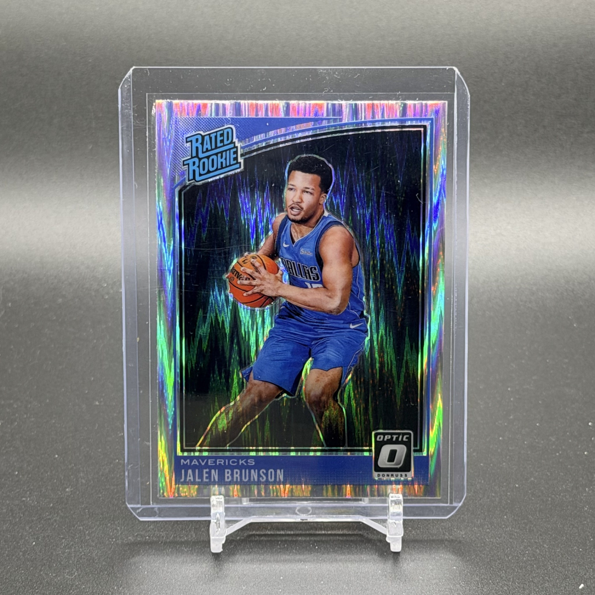 Jalen Brunson Optic Shock Prizm RC - New York Knicks