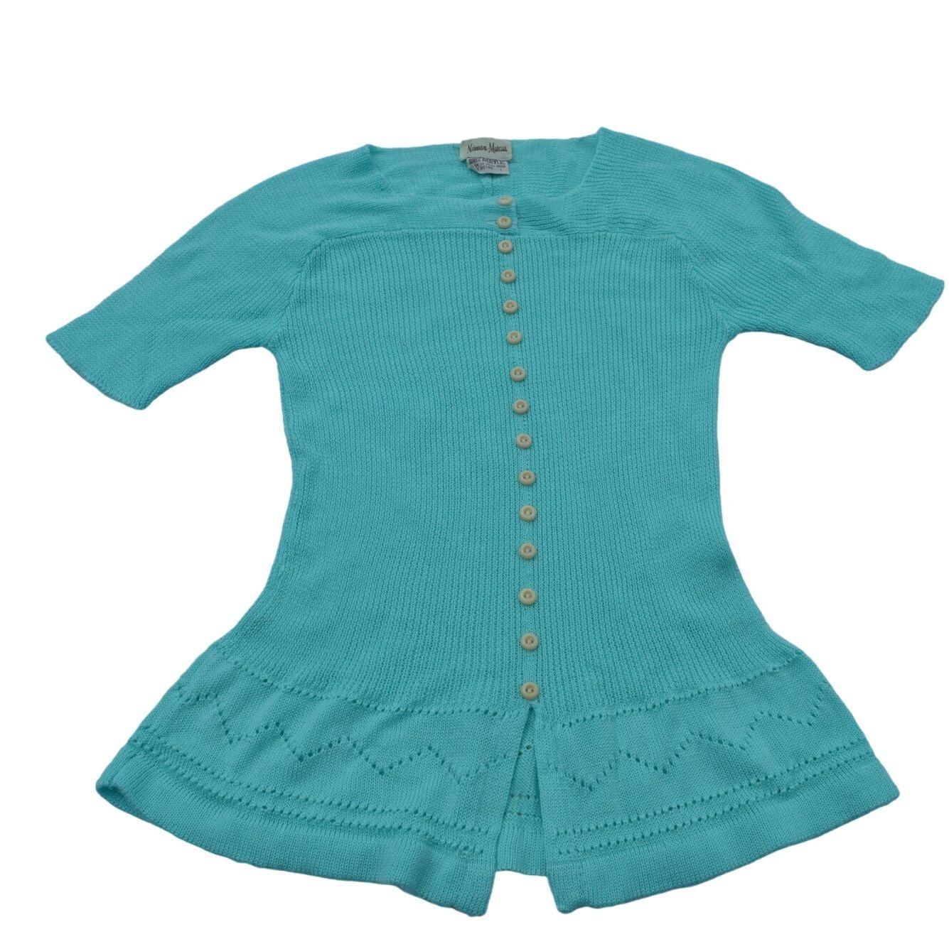 Vintage Neiman Marcus Zip Up Blouse (S/M)