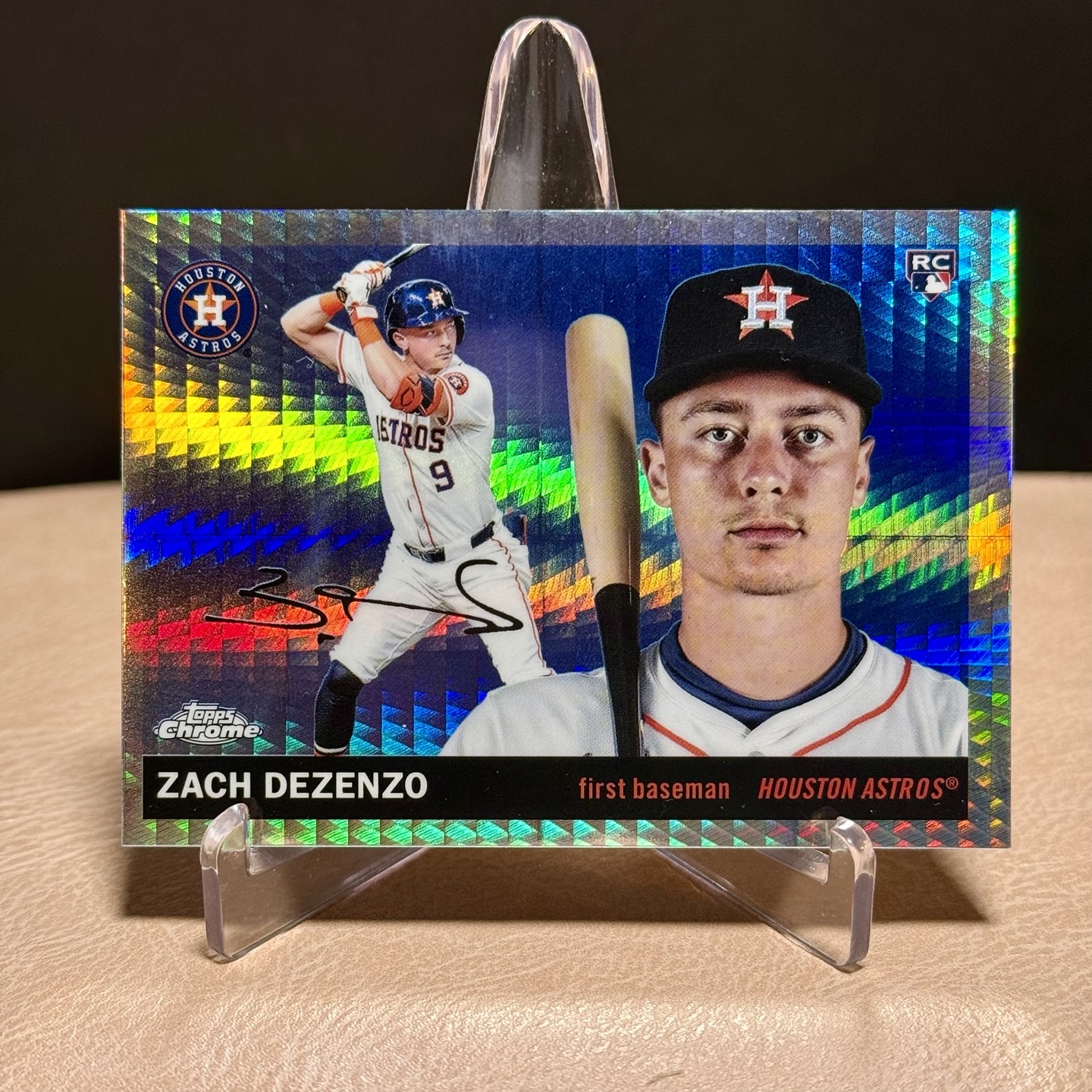 Zach Dezenzo 2025 Topps Chrome Platinum #249 Prism Refractor RC +