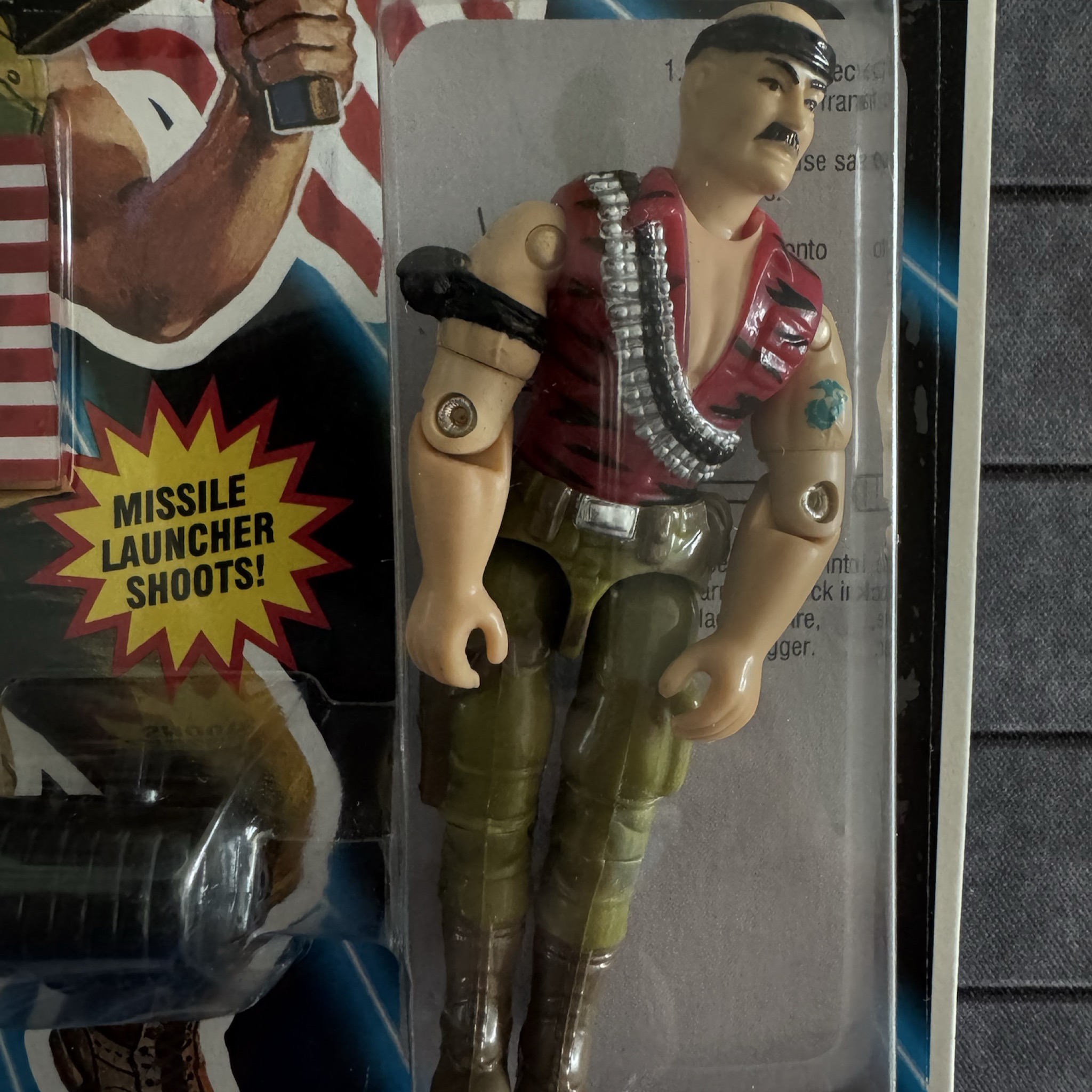 1993 GI Joe Battle Corps Gung-Ho v4 MOC MOSC
