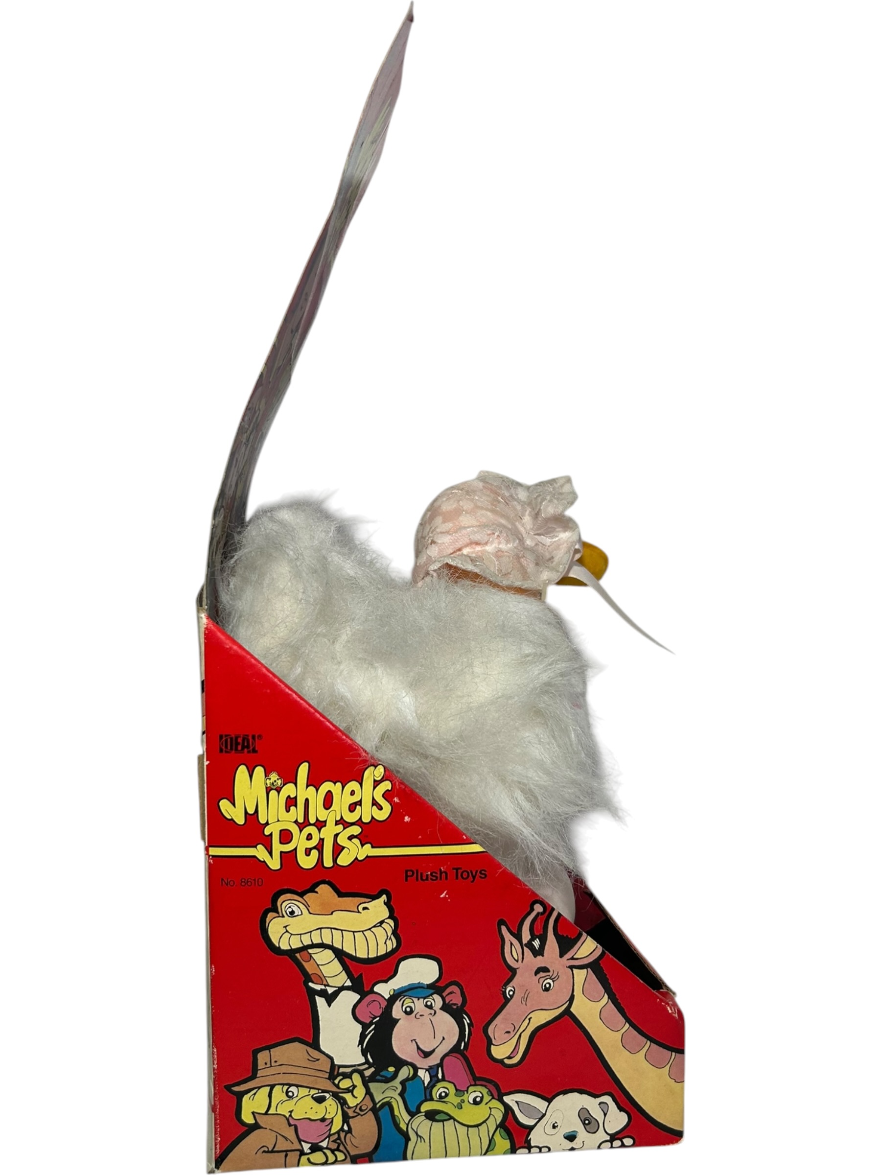 VTG Ideal Michael Jackson's Pets Plush Toys Jeannine The Ostrich
