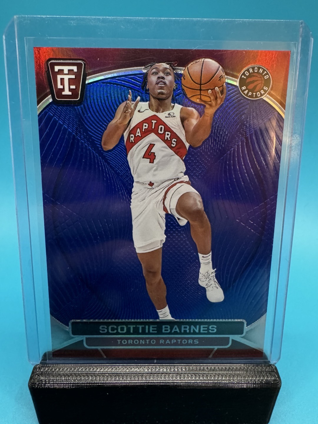 Scottie Barnes Totally Certified Blue Platinum Mirror /99 Toronto
