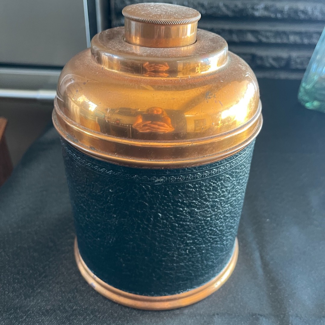 Antique copper humidor