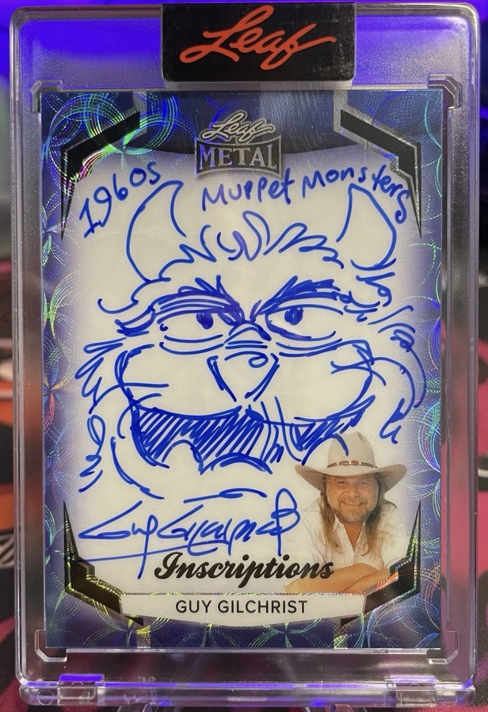 Leaf Muppet 2025 Leaf Muppet Monsters Sketch by Guy Gilchrist Inscription Auto ...